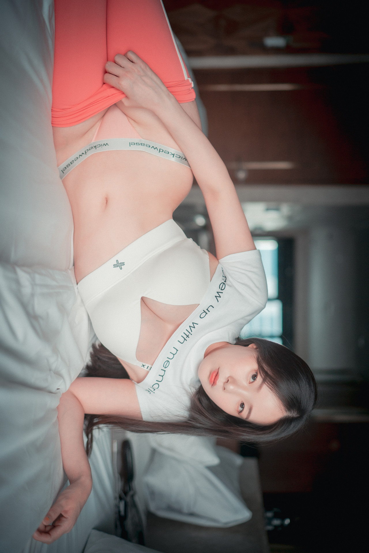 PIA 피아 Sir.Bean, DJAWA ‘Loose and Tight Salmon Pink’ Set.02
