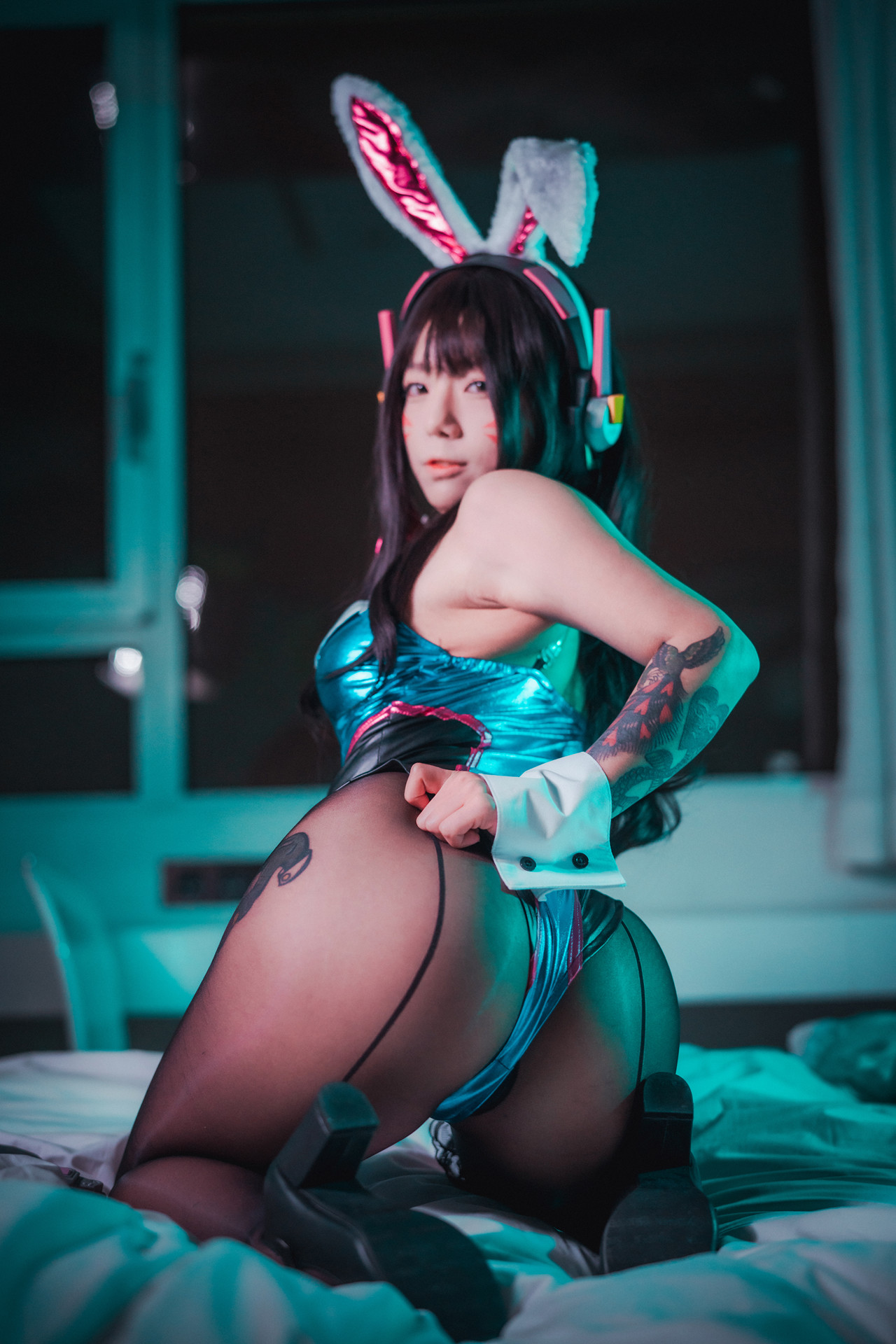 Maruemon 마루에몽, DJAWA ‘D.VA Bunny Hop!’ Set.01
