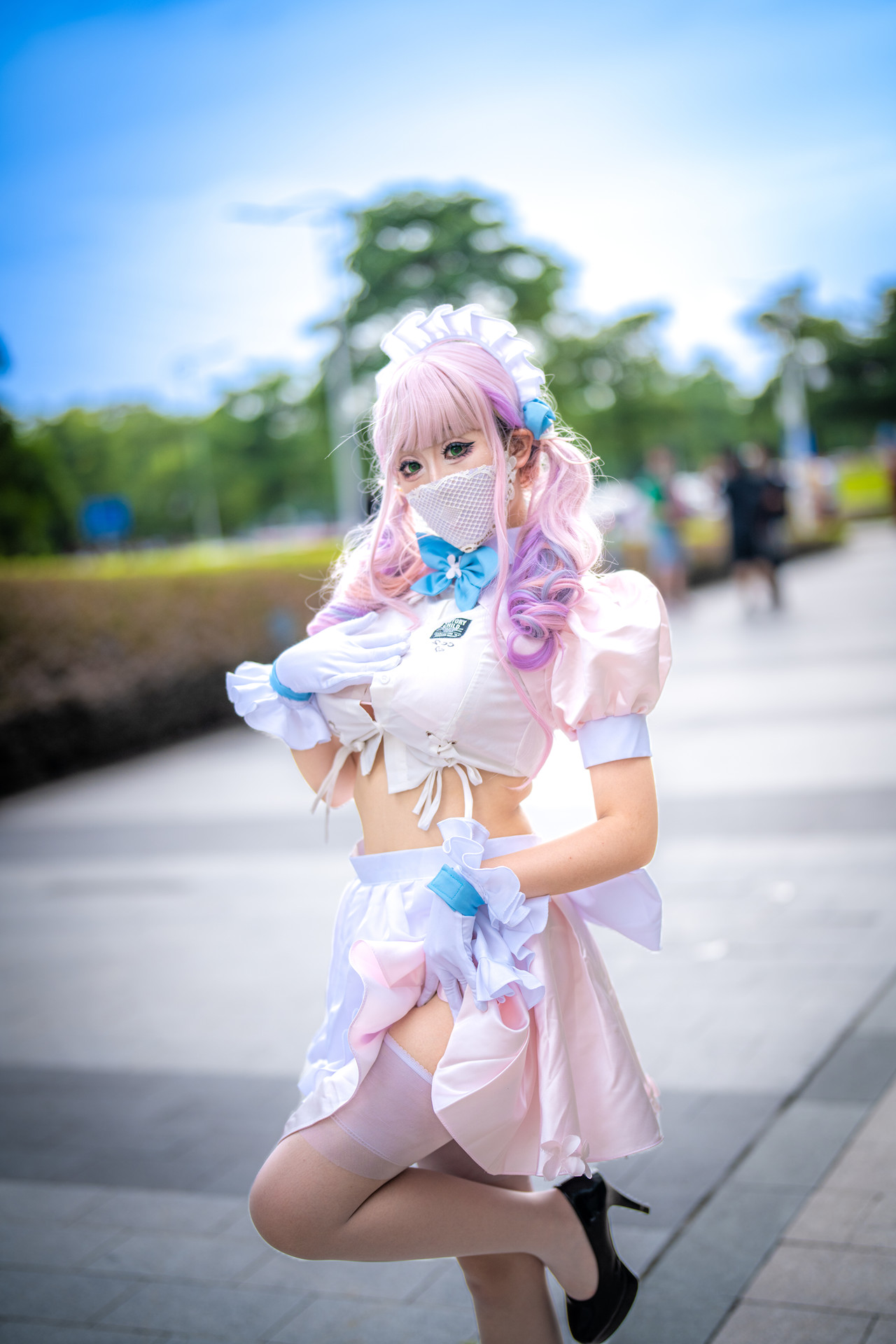 茶籽ccz, ヌード写真集 「D座女仆色色」 Set.01