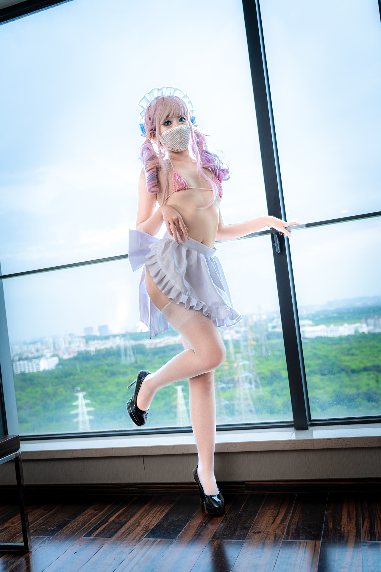 茶籽ccz, ヌード写真集 「D座女仆色色」 Set.01