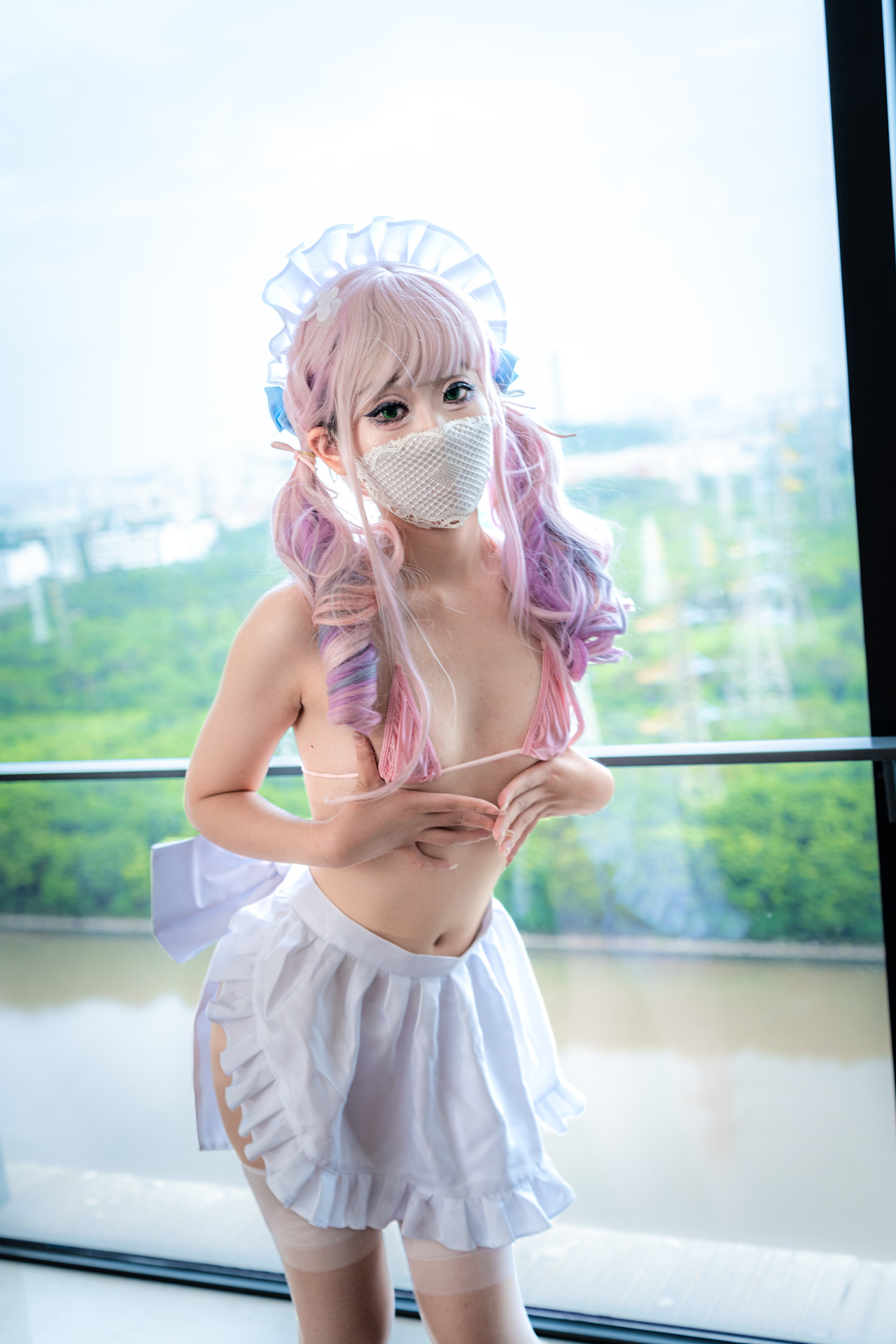 茶籽ccz, ヌード写真集 「D座女仆色色」 Set.01