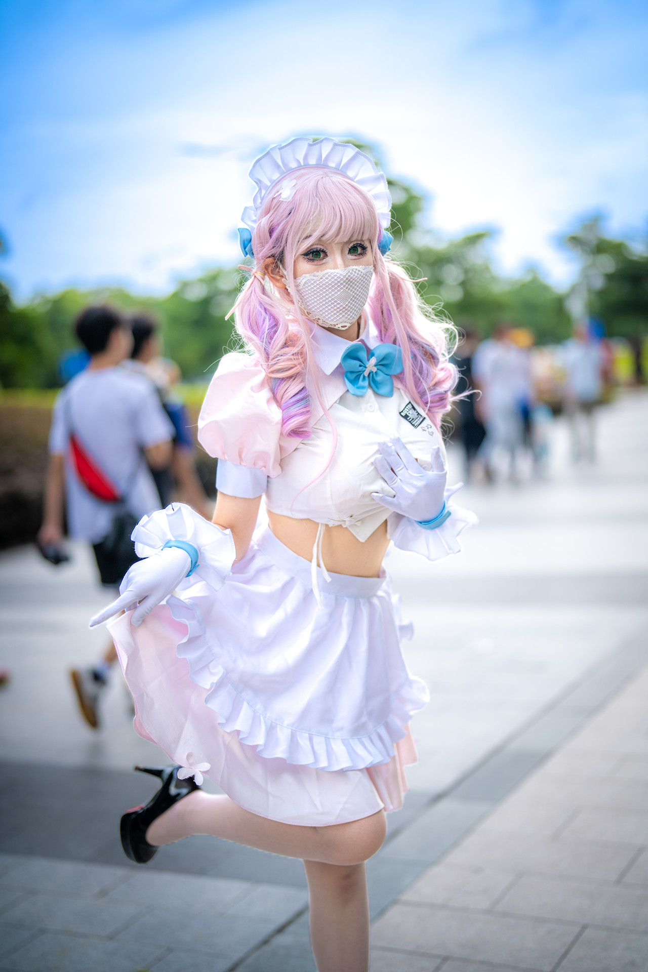 茶籽ccz, ヌード写真集 「D座女仆色色」 Set.01