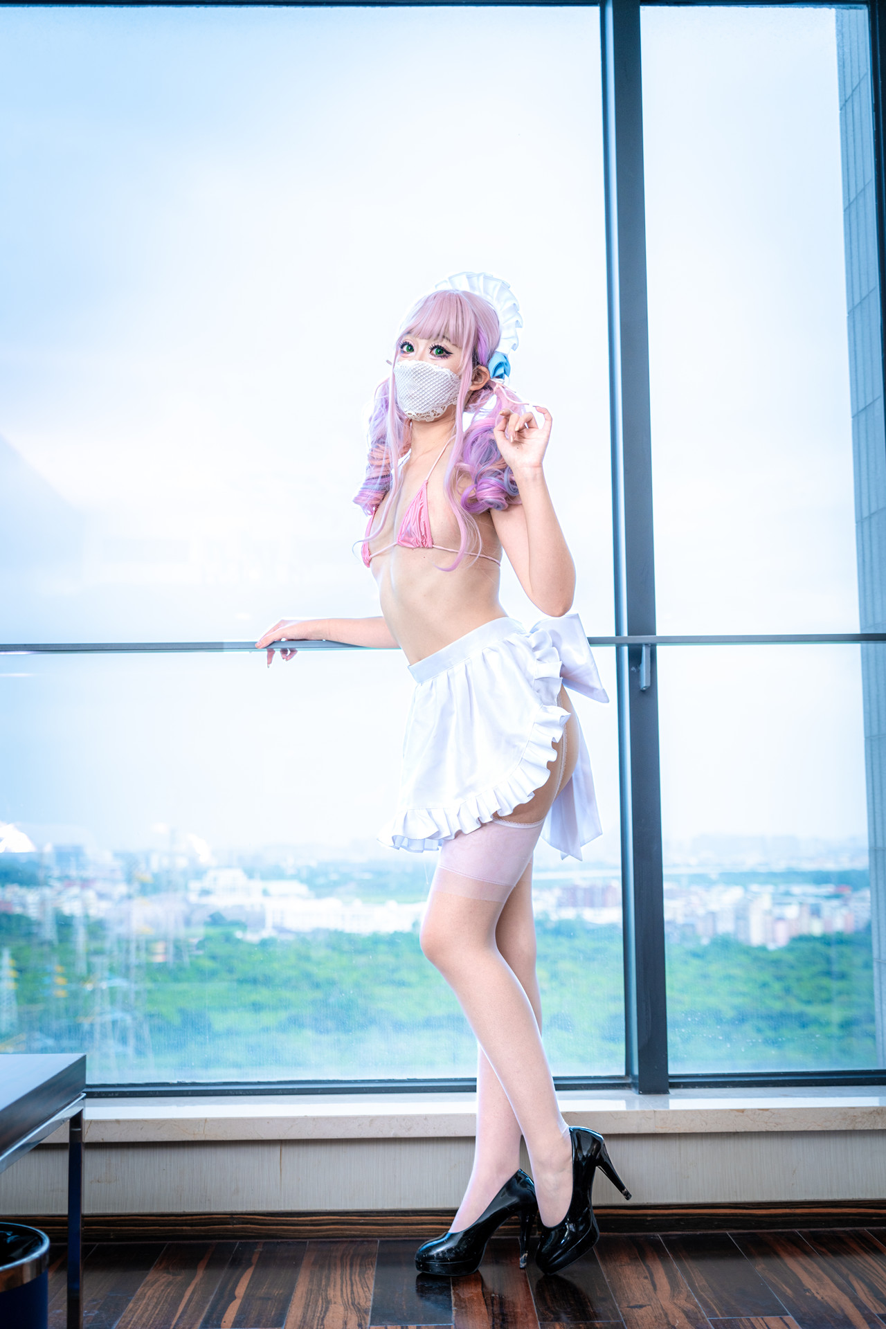 茶籽ccz, ヌード写真集 「D座女仆色色」 Set.01