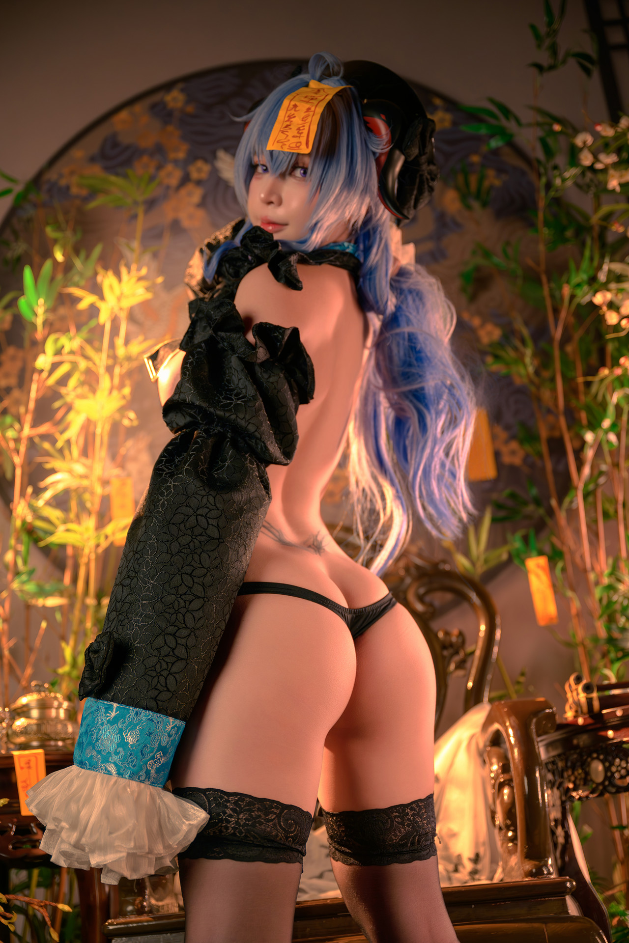 Cosplay Umeko.J – Ganyu Jiangshi Set.01