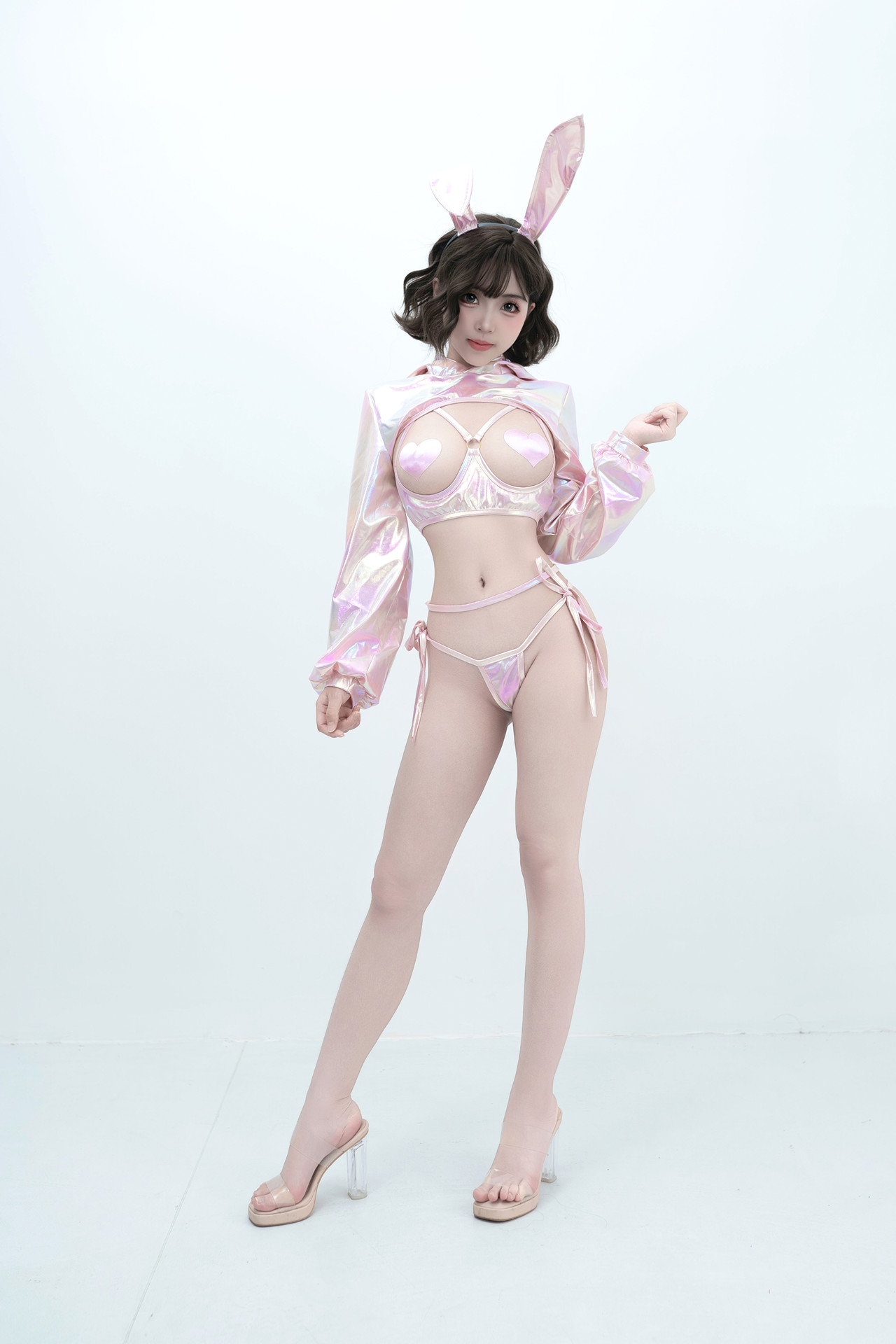 Cosplay Bangni邦尼 – 粉色兔兔 Set.01