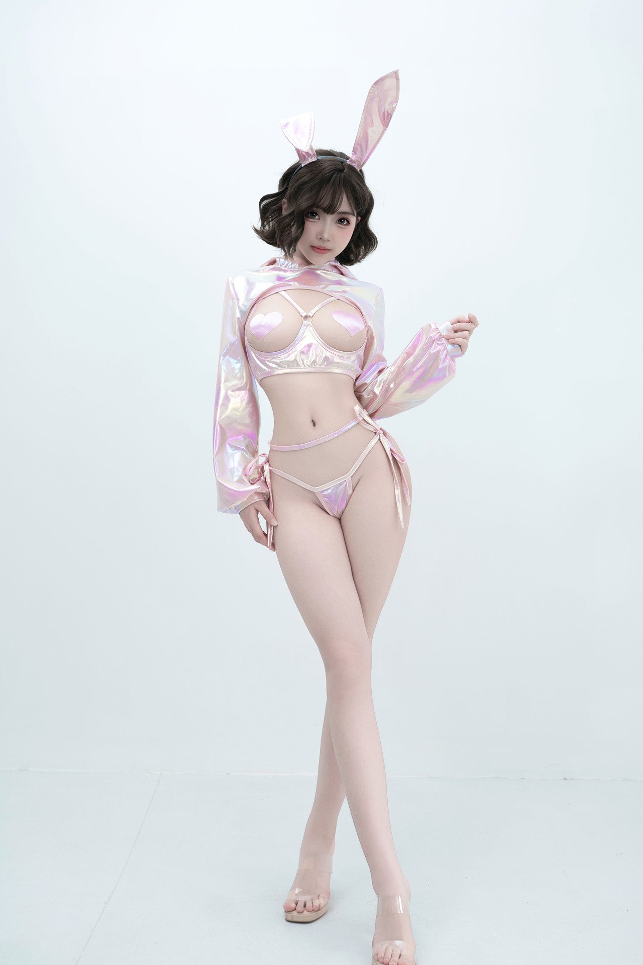 Cosplay Bangni邦尼 – 粉色兔兔 Set.01