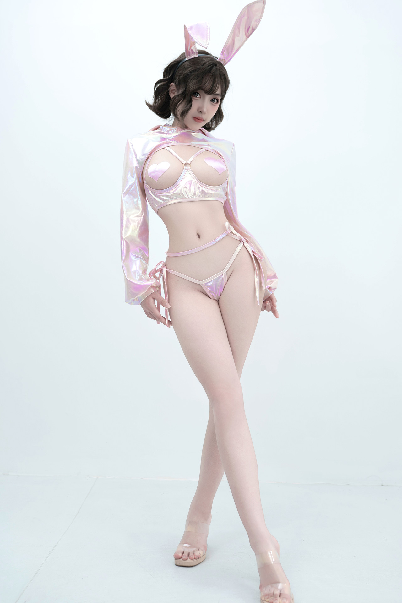 Cosplay Bangni邦尼 – 粉色兔兔 Set.01