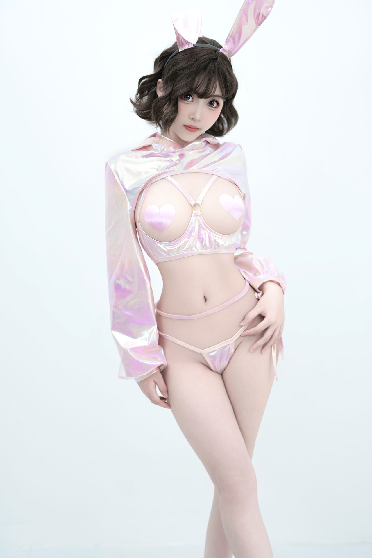 Cosplay Bangni邦尼 – 粉色兔兔 Set.01
