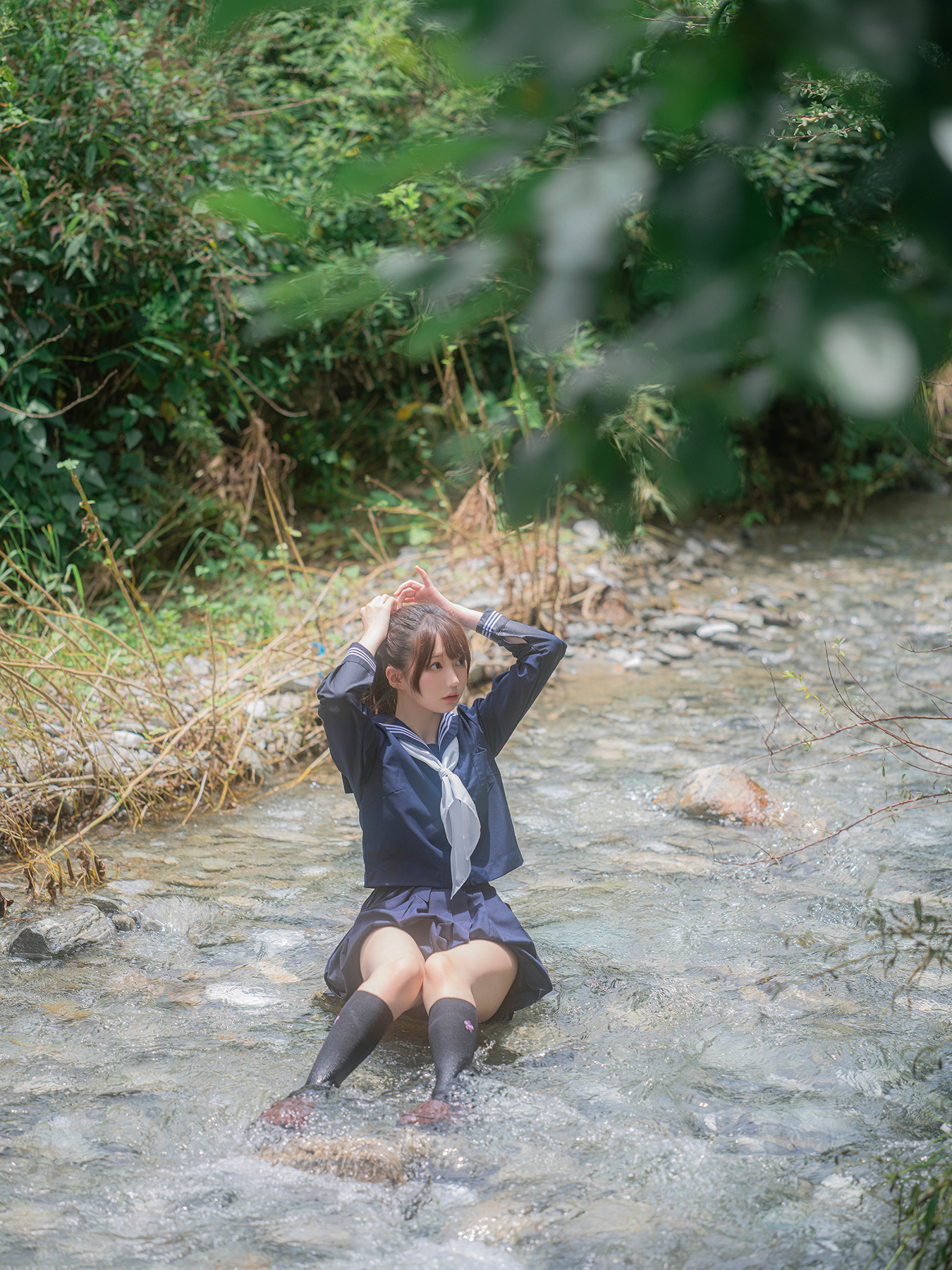 Cosplay Nagisa魔物喵 – 川で水遊び Set.02