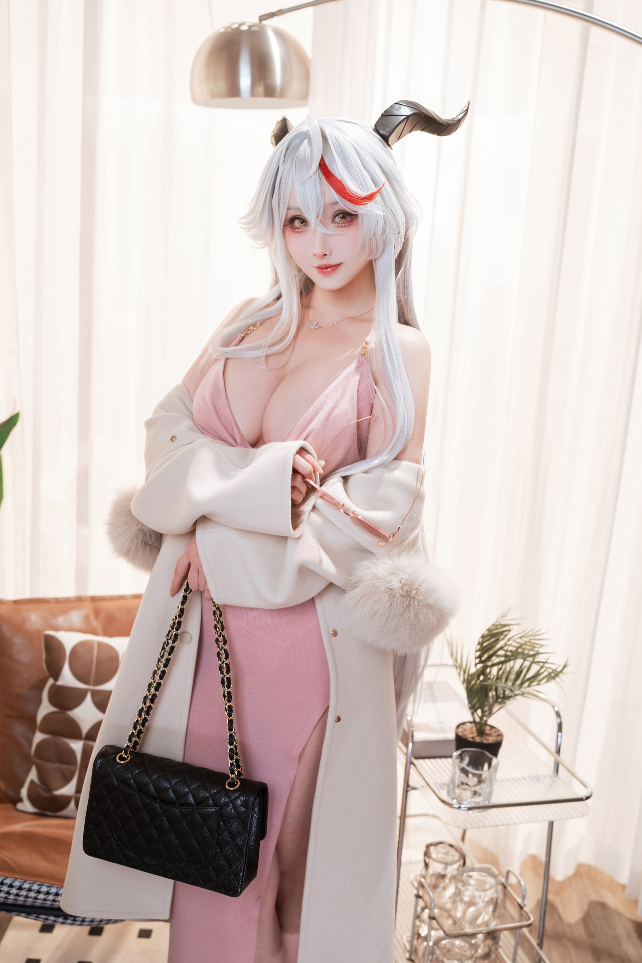 Cosplay Rioko凉凉子 – 碧蓝航线 埃吉尔居家版