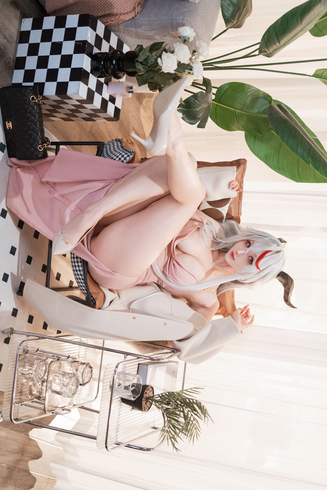 Cosplay Rioko凉凉子 – 碧蓝航线 埃吉尔居家版