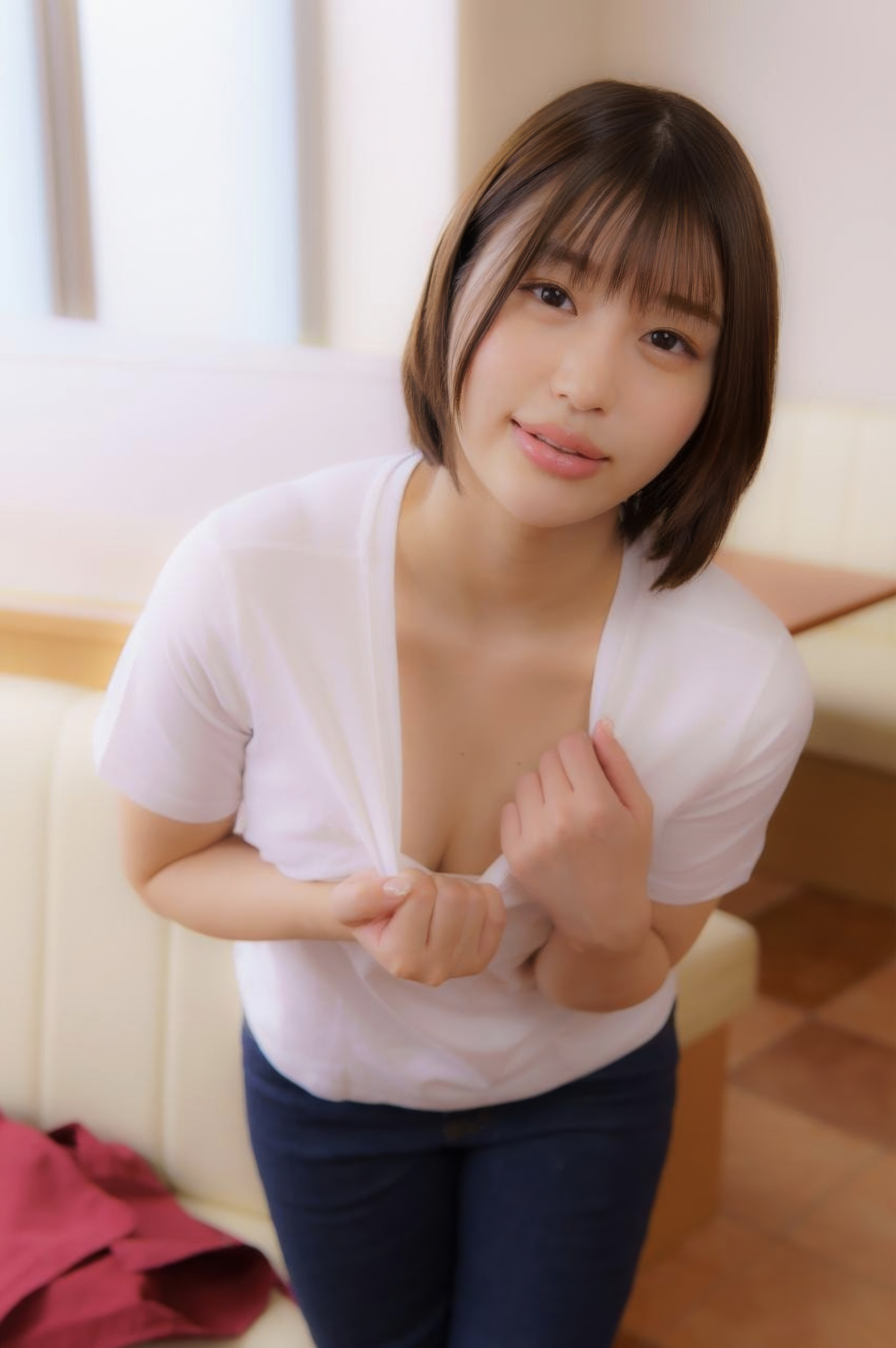 Mahiro Tadai 唯井まひろ, エゴちゃんヌード写真集 「ファミレス店員とホテル密会」 Set.01