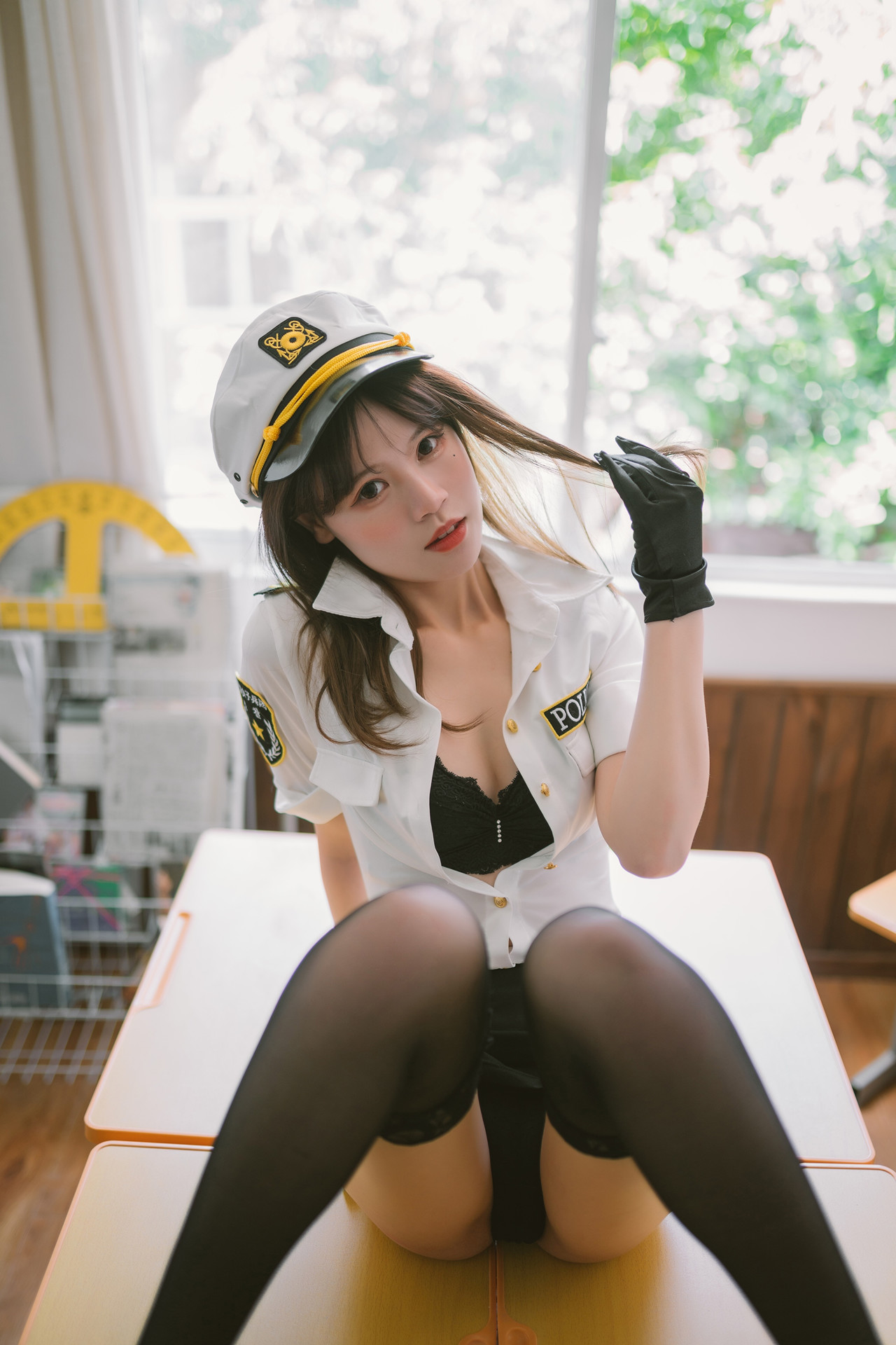 Cosplay 千反田鹿子 日常女警