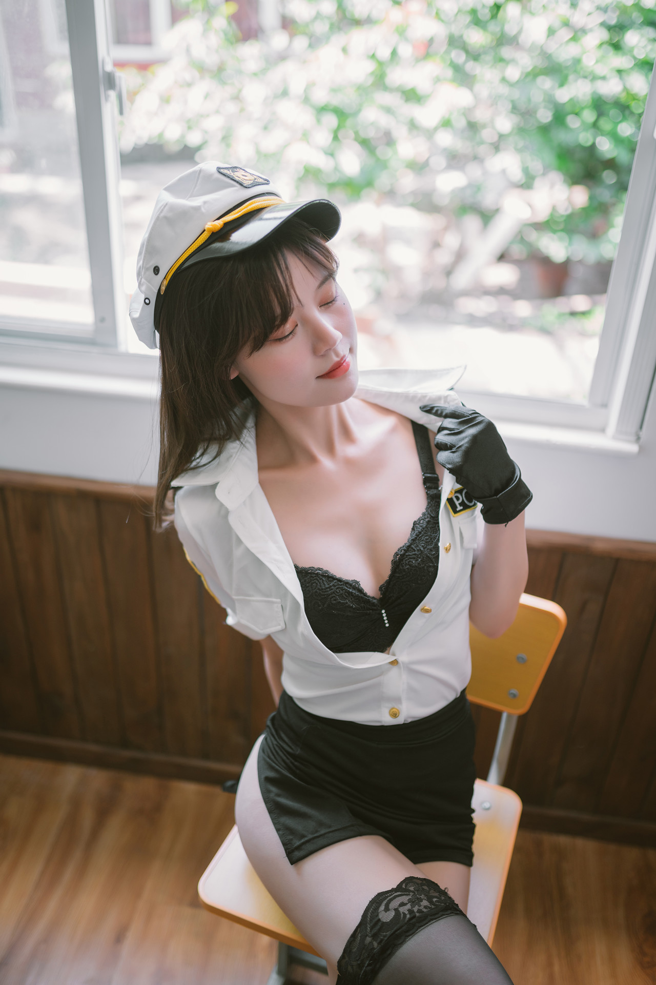 Cosplay 千反田鹿子 日常女警