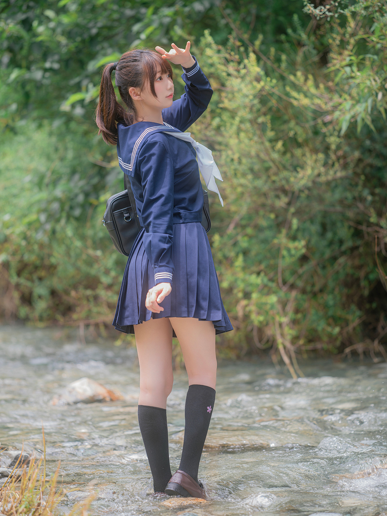 Cosplay Nagisa魔物喵 – 川で水遊び Set.01