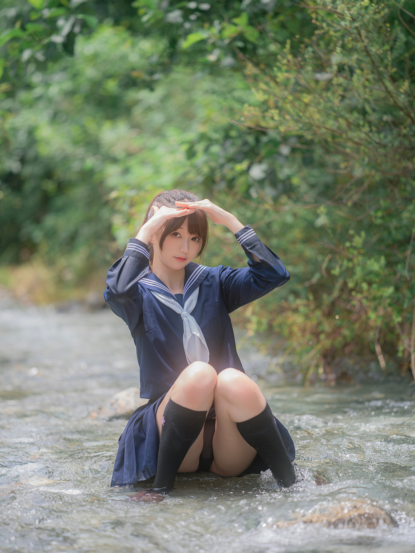Cosplay Nagisa魔物喵 – 川で水遊び Set.01