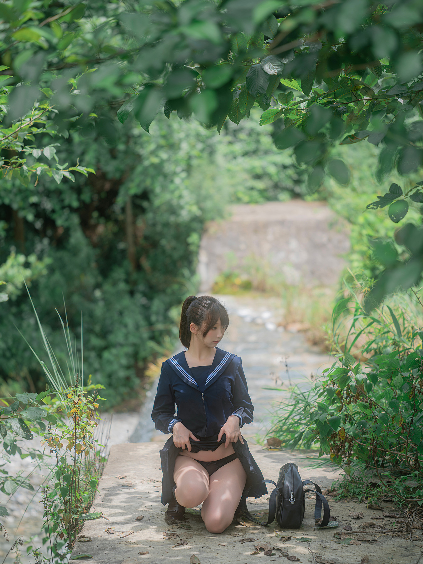 Cosplay Nagisa魔物喵 – 川で水遊び Set.01