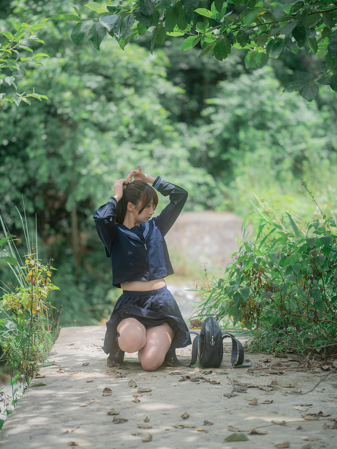 Cosplay Nagisa魔物喵 – 川で水遊び Set.01