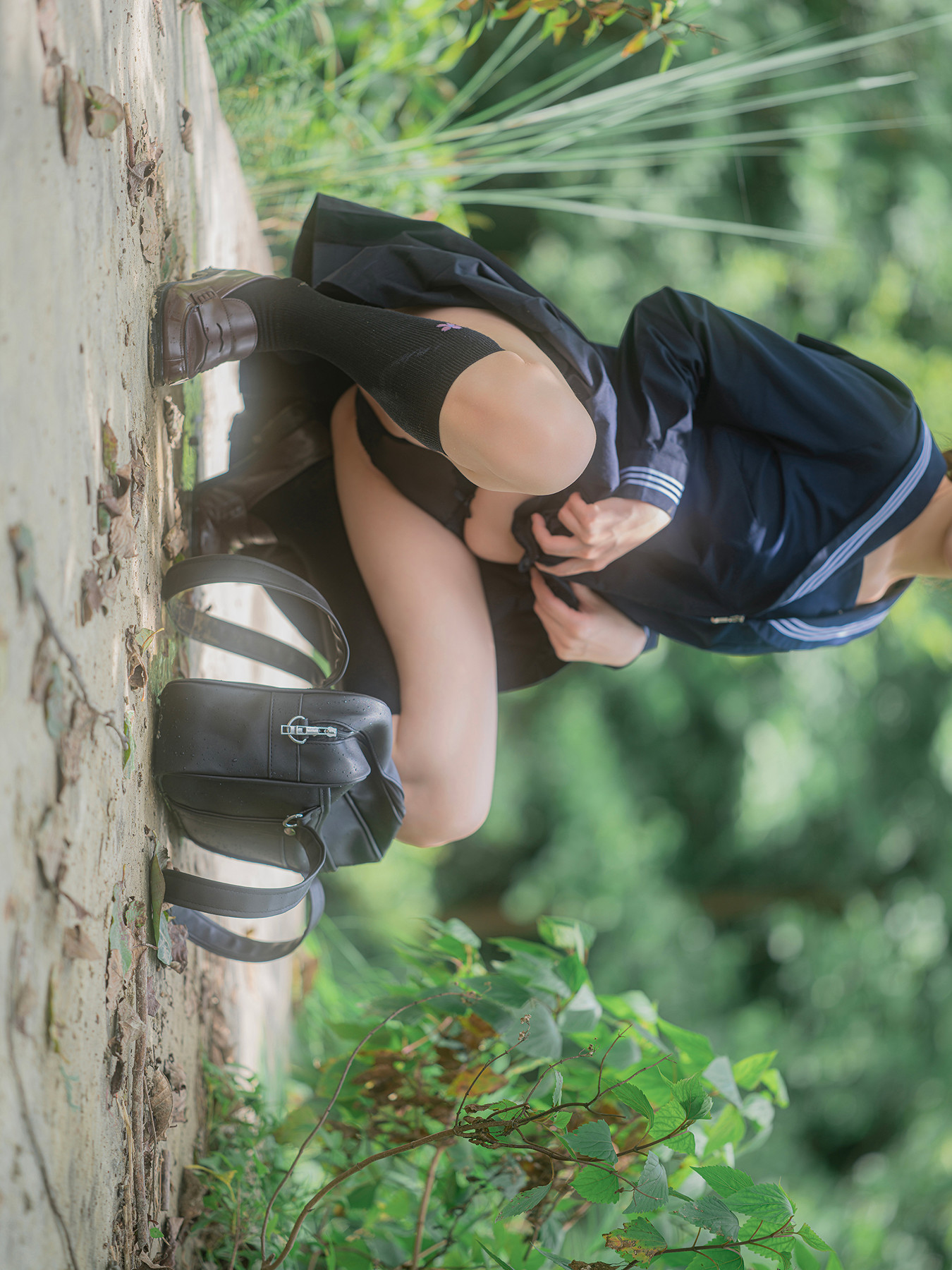 Cosplay Nagisa魔物喵 – 川で水遊び Set.01