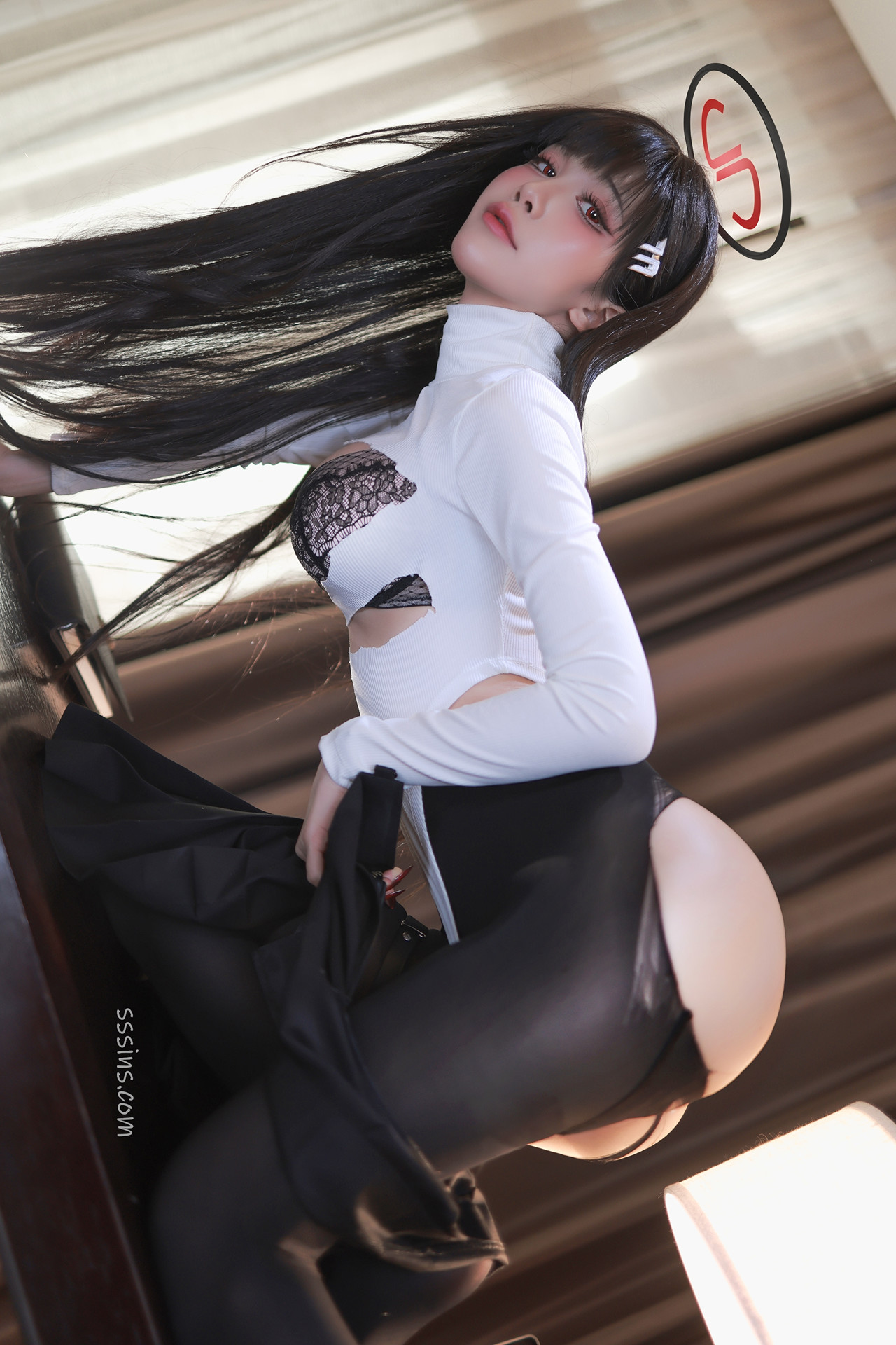 Cosplay 水淼Aqua – 蔚蓝档案调月莉音