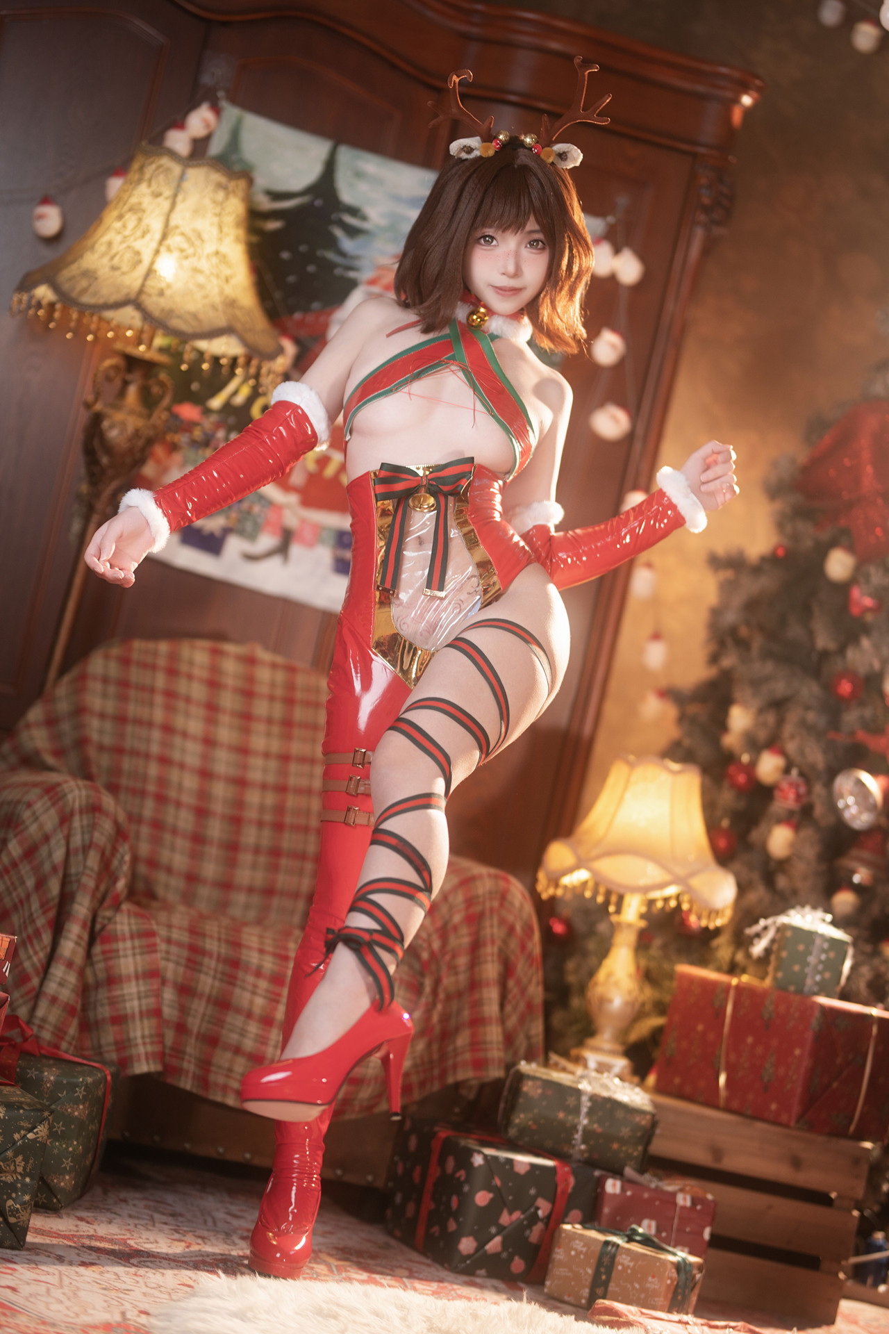 Cosplay Bangni邦尼 圣诞小鹿 Set.01