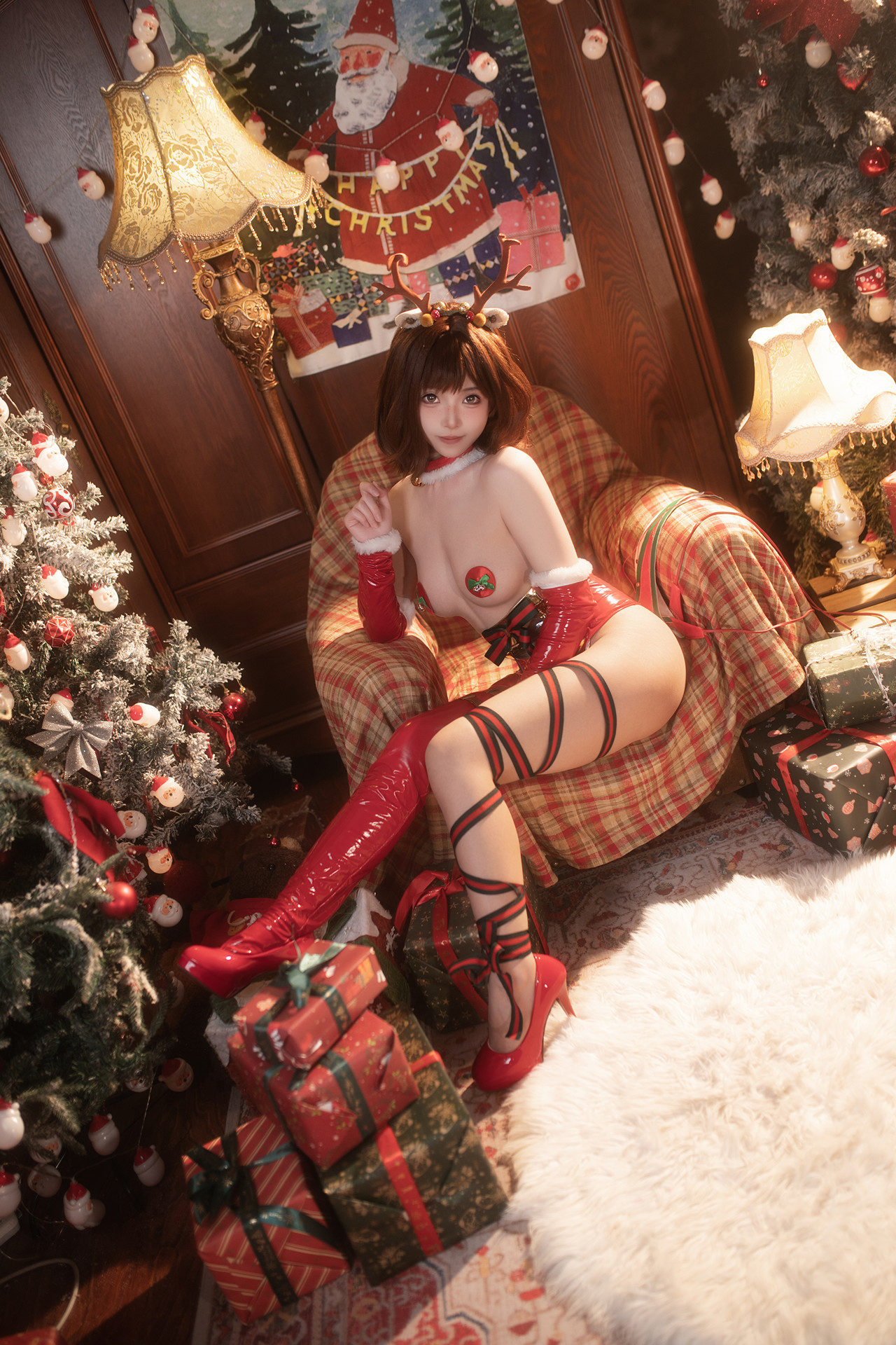 Cosplay Bangni邦尼 圣诞小鹿 Set.02