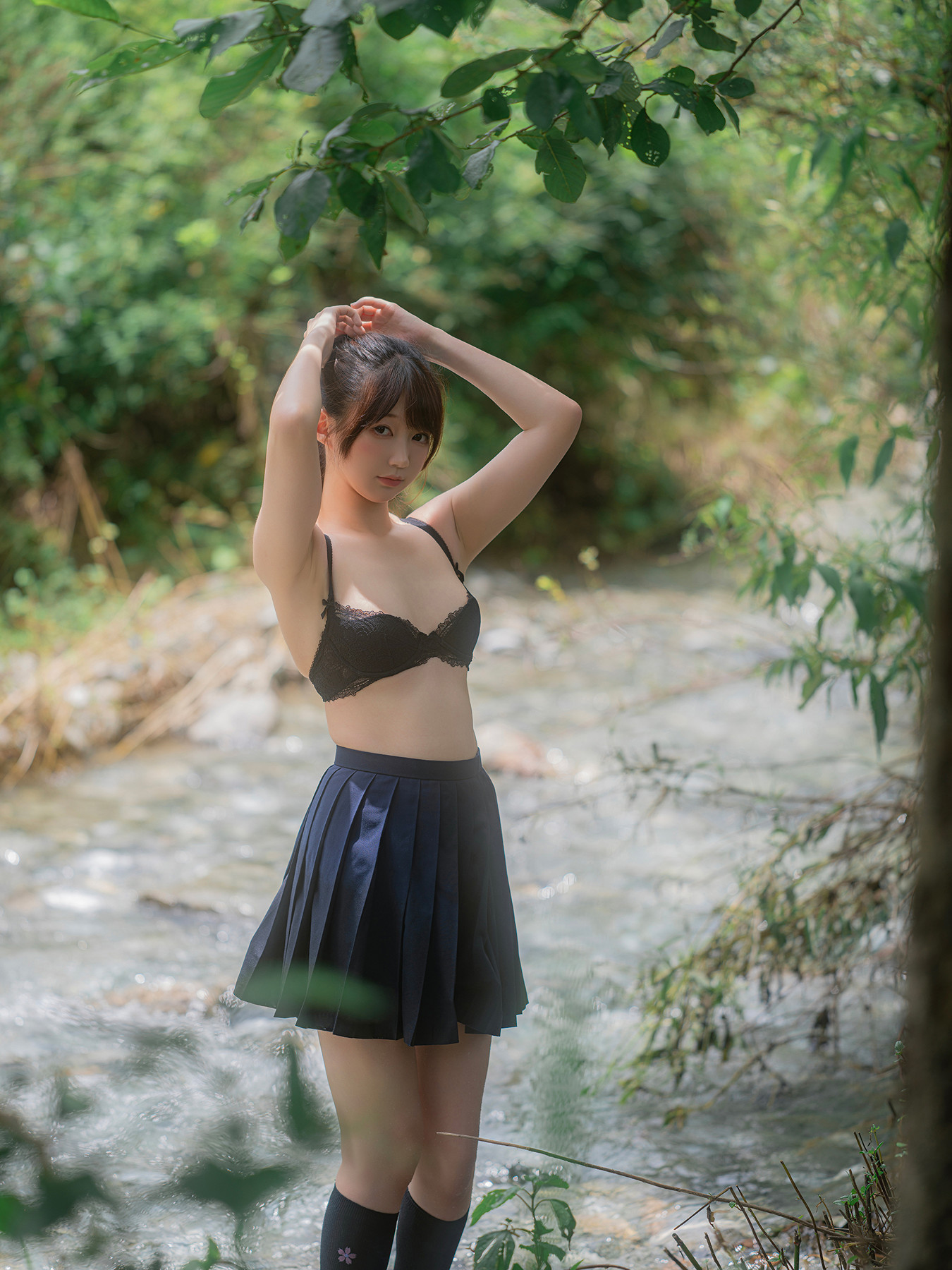Cosplay Nagisa魔物喵 – 川で水遊び Set.03