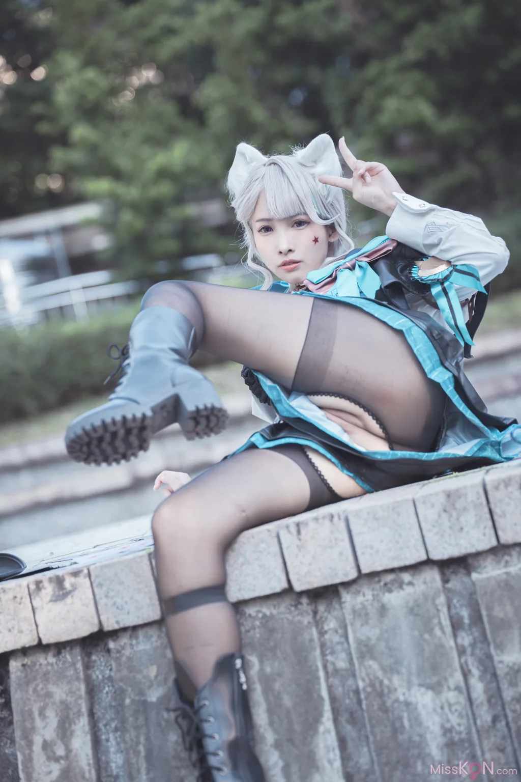 Coser@慕慕Momo_ 原神 Genshin 琳妮特的色情魔術 室外
