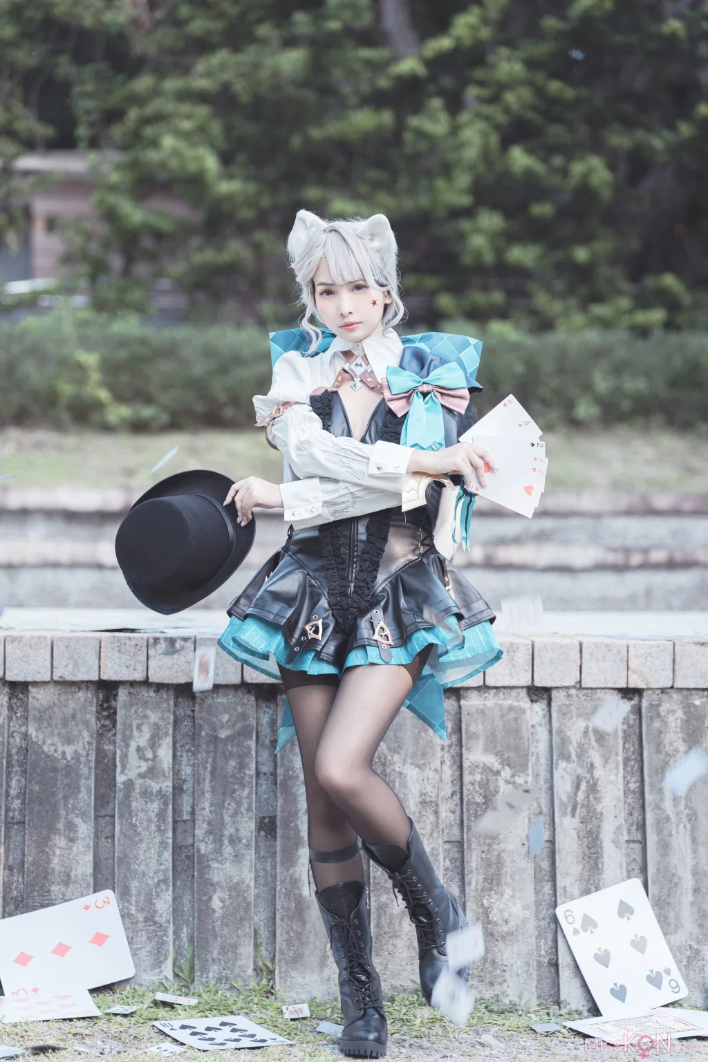 Coser@慕慕Momo_ 原神 Genshin 琳妮特的色情魔術 室外