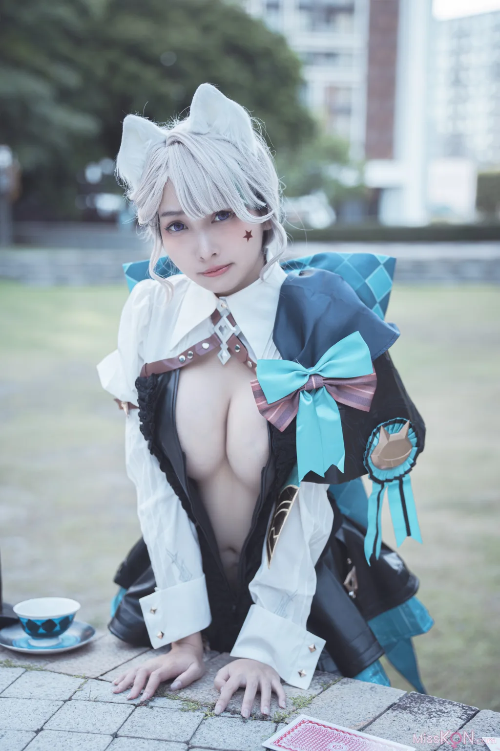 Coser@慕慕Momo_ 原神 Genshin 琳妮特的色情魔術 室外