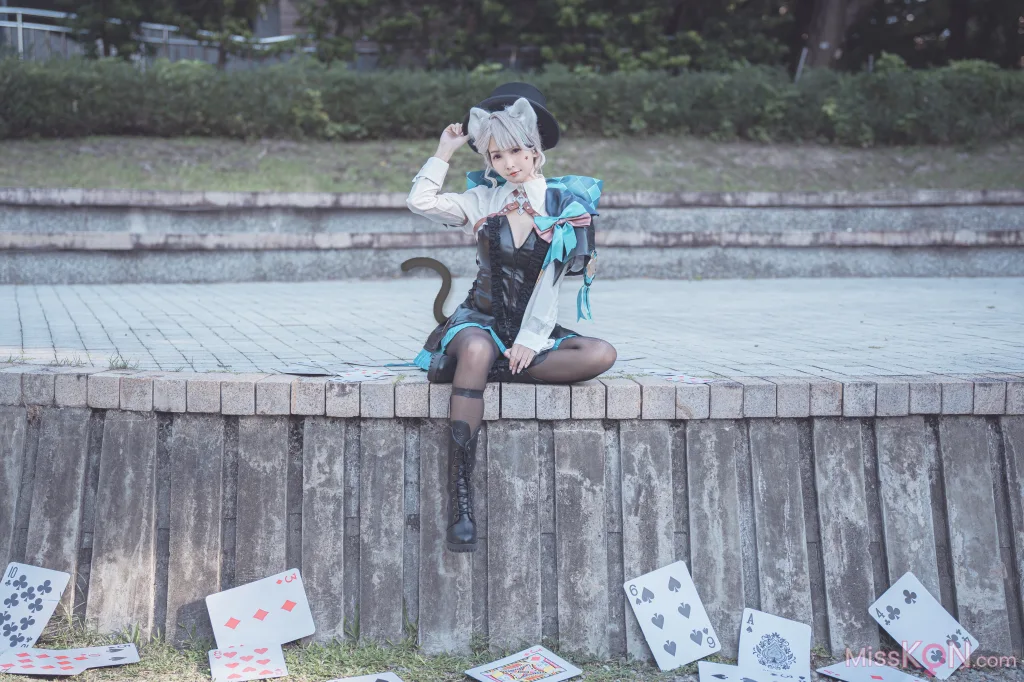 Coser@慕慕Momo_ 原神 Genshin 琳妮特的色情魔術 室外