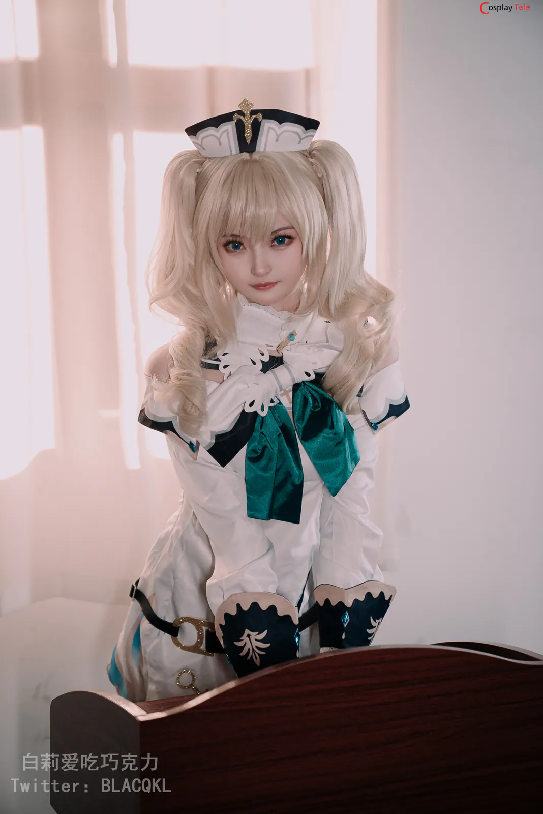 Blacqkl (白莉爱吃巧克力) cosplay Barbara – Genshin Impact