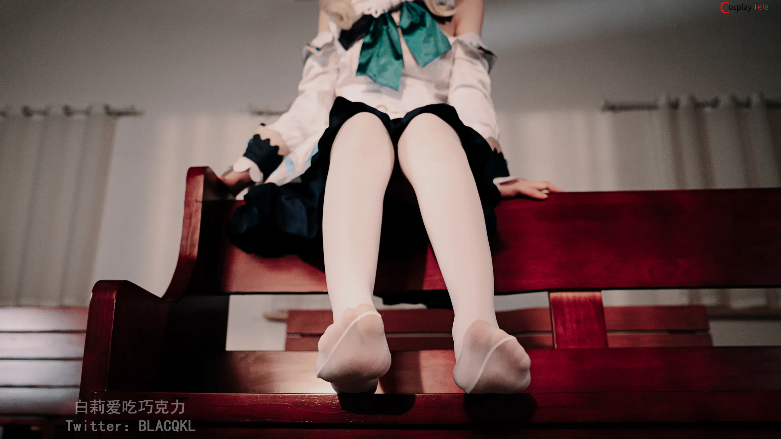 Blacqkl (白莉爱吃巧克力) cosplay Barbara – Genshin Impact
