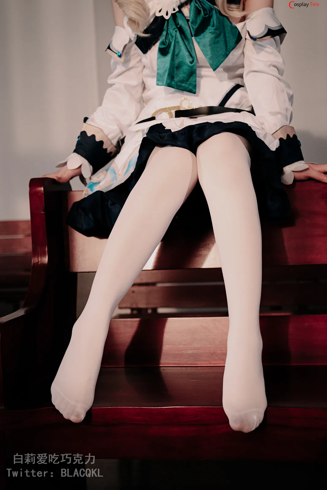 Blacqkl (白莉爱吃巧克力) cosplay Barbara – Genshin Impact