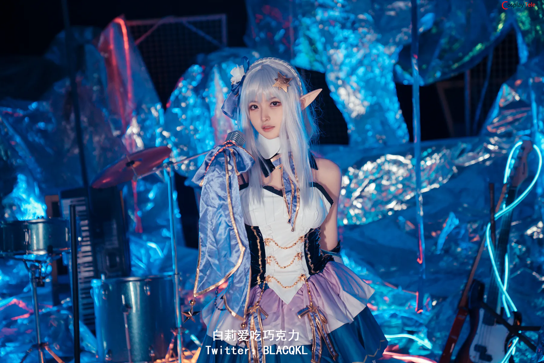 Blacqkl (白莉爱吃巧克力) cosplay Emilia – Re_Zero