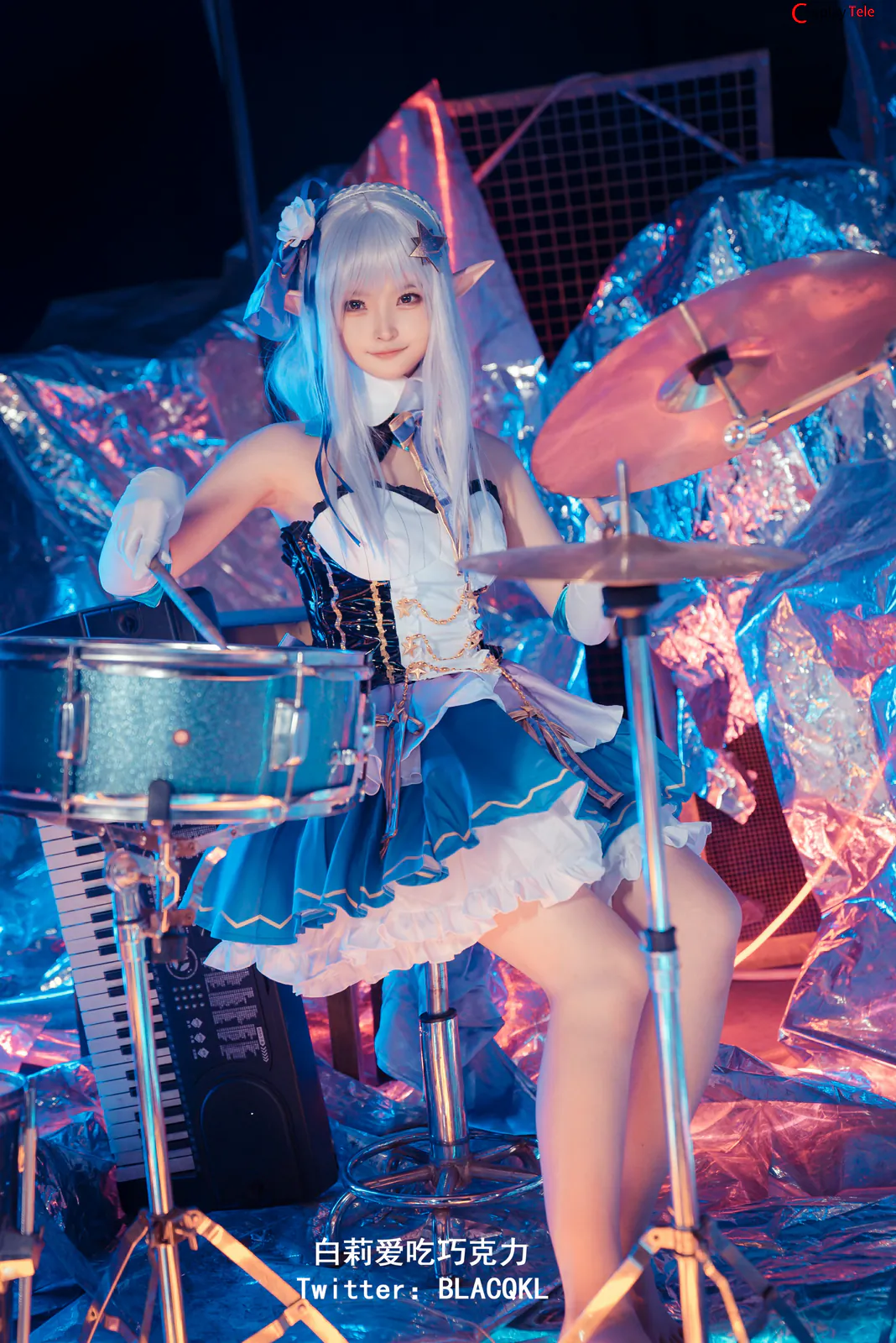 Blacqkl (白莉爱吃巧克力) cosplay Emilia – Re_Zero