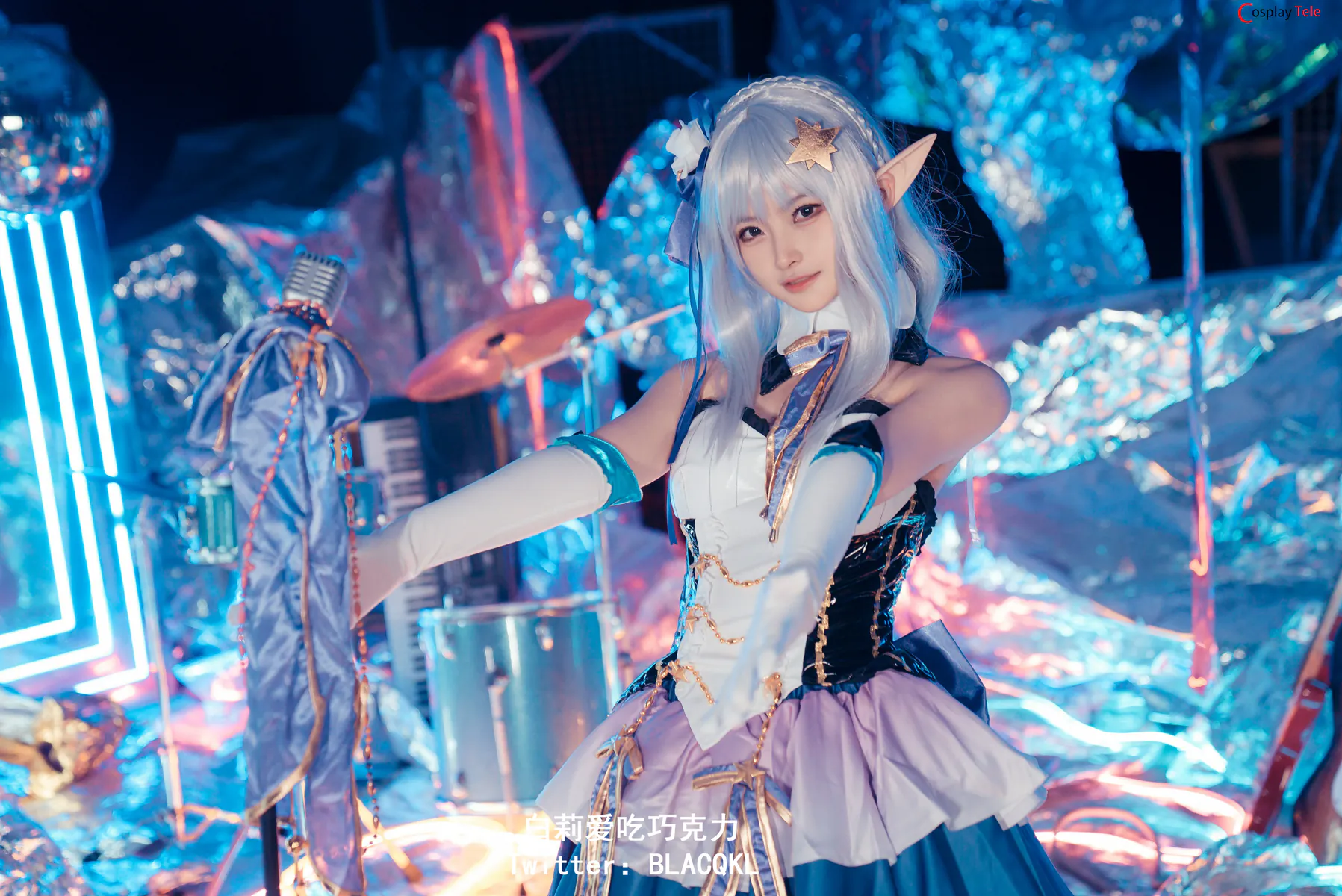 Blacqkl (白莉爱吃巧克力) cosplay Emilia – Re_Zero