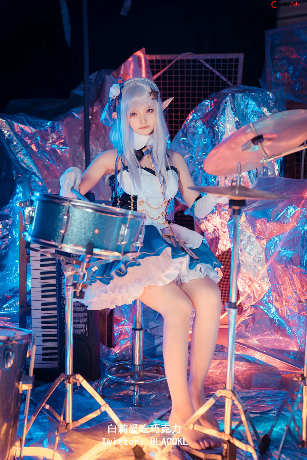 Blacqkl (白莉爱吃巧克力) cosplay Emilia – Re_Zero