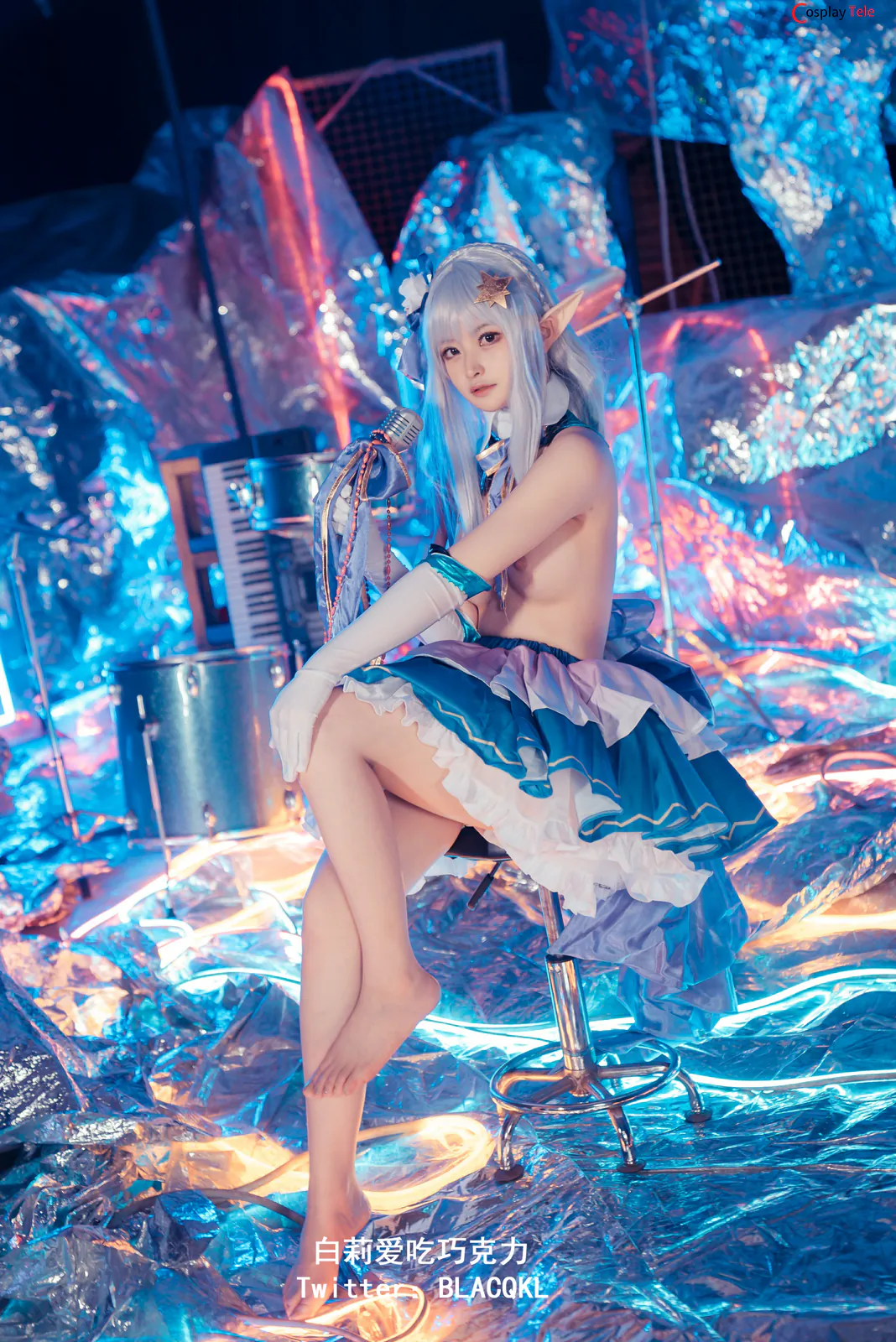 Blacqkl (白莉爱吃巧克力) cosplay Emilia – Re_Zero