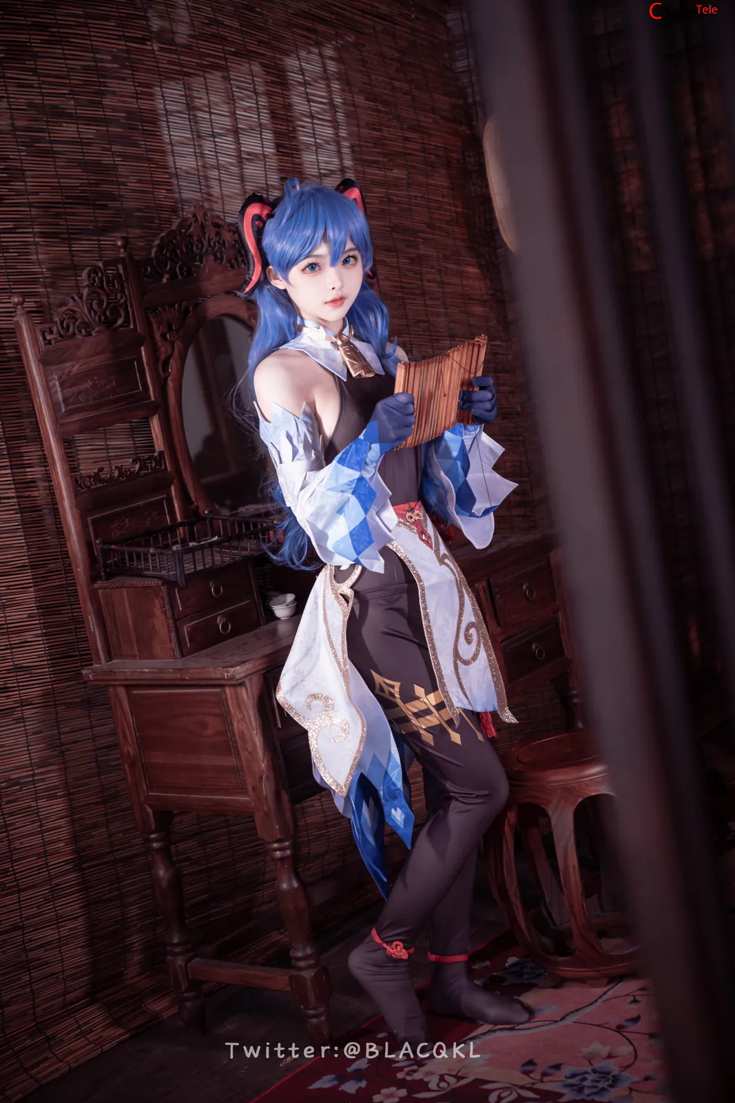 Blacqkl (白莉爱吃巧克力) cosplay Ganyu – Genshin Impact