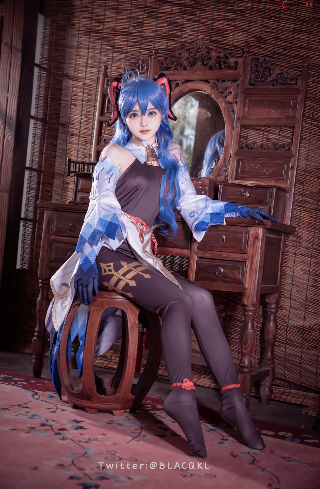 Blacqkl (白莉爱吃巧克力) cosplay Ganyu – Genshin Impact