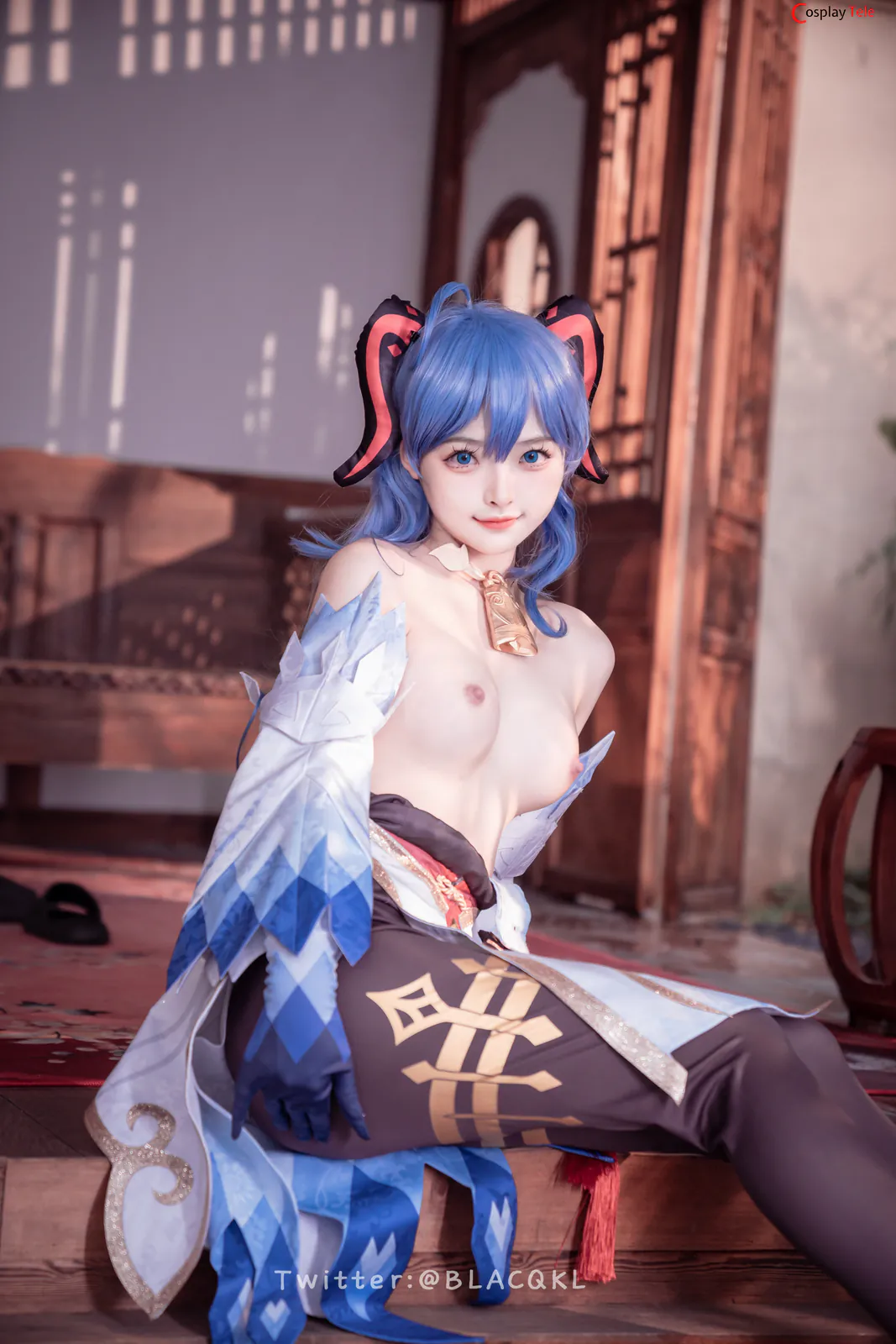 Blacqkl (白莉爱吃巧克力) cosplay Ganyu – Genshin Impact