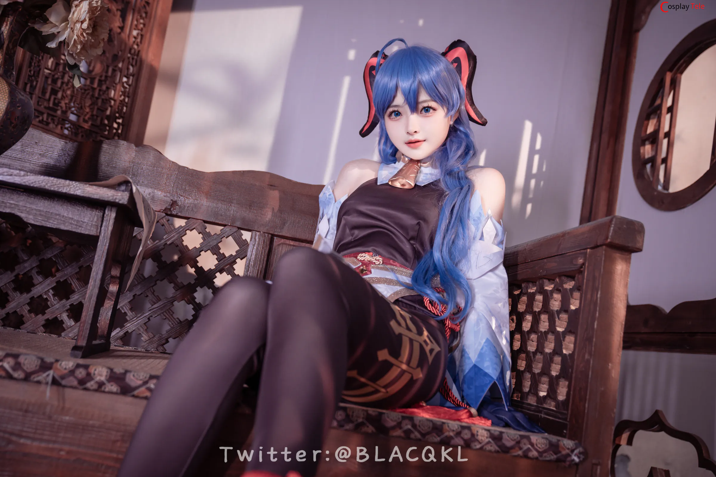 Blacqkl (白莉爱吃巧克力) cosplay Ganyu – Genshin Impact