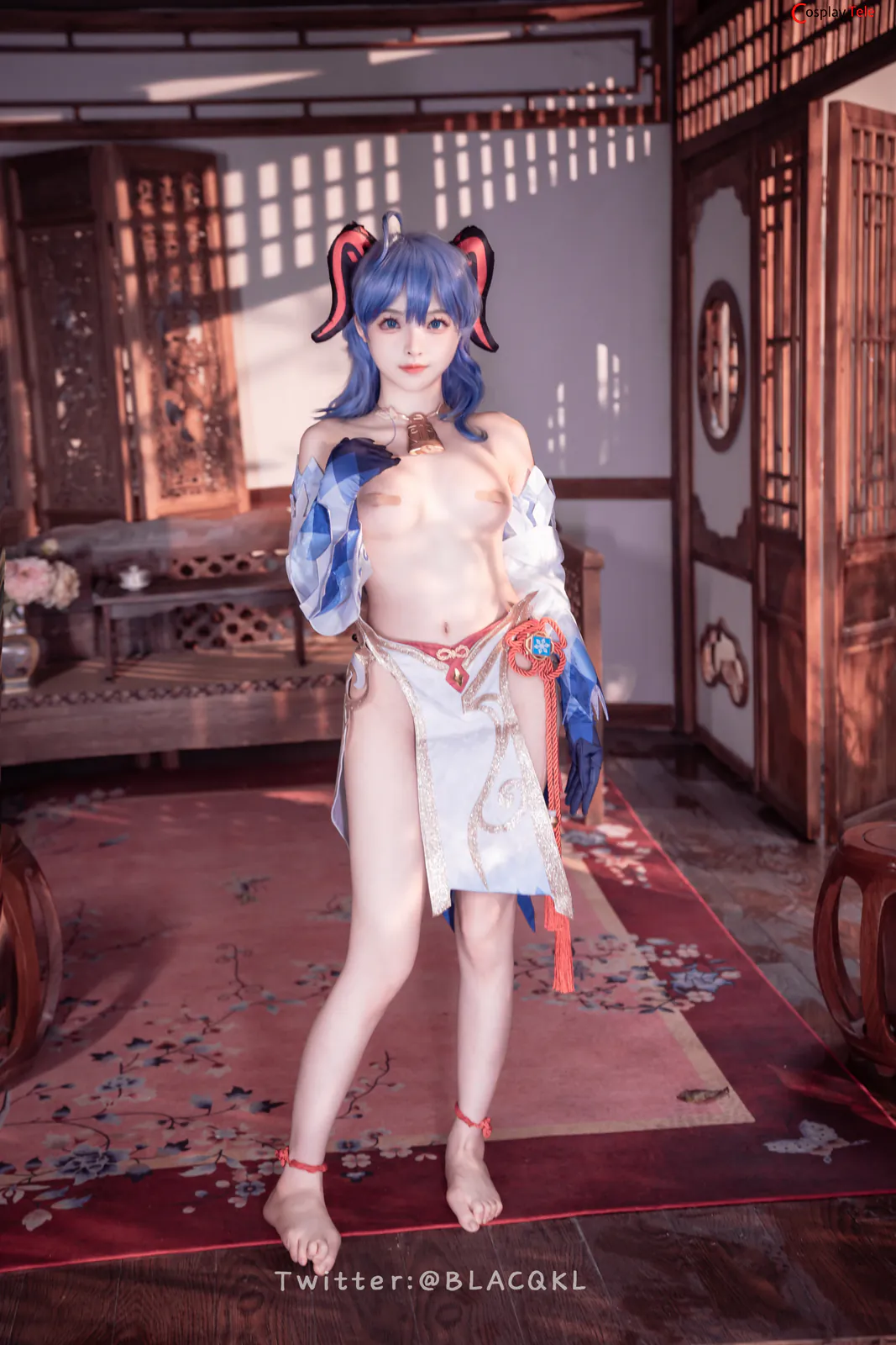 Blacqkl (白莉爱吃巧克力) cosplay Ganyu – Genshin Impact
