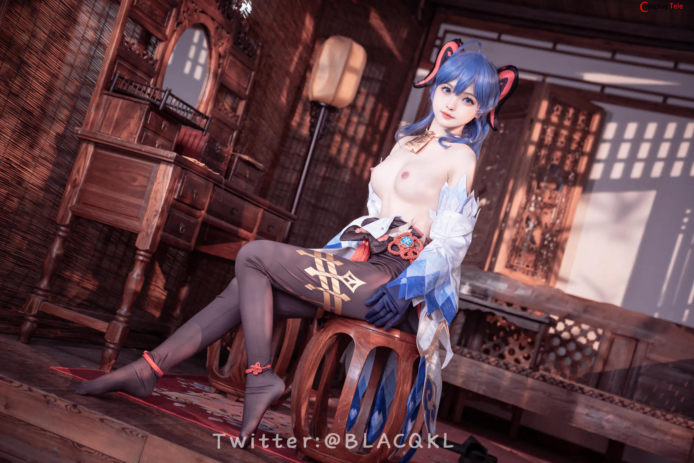 Blacqkl (白莉爱吃巧克力) cosplay Ganyu – Genshin Impact