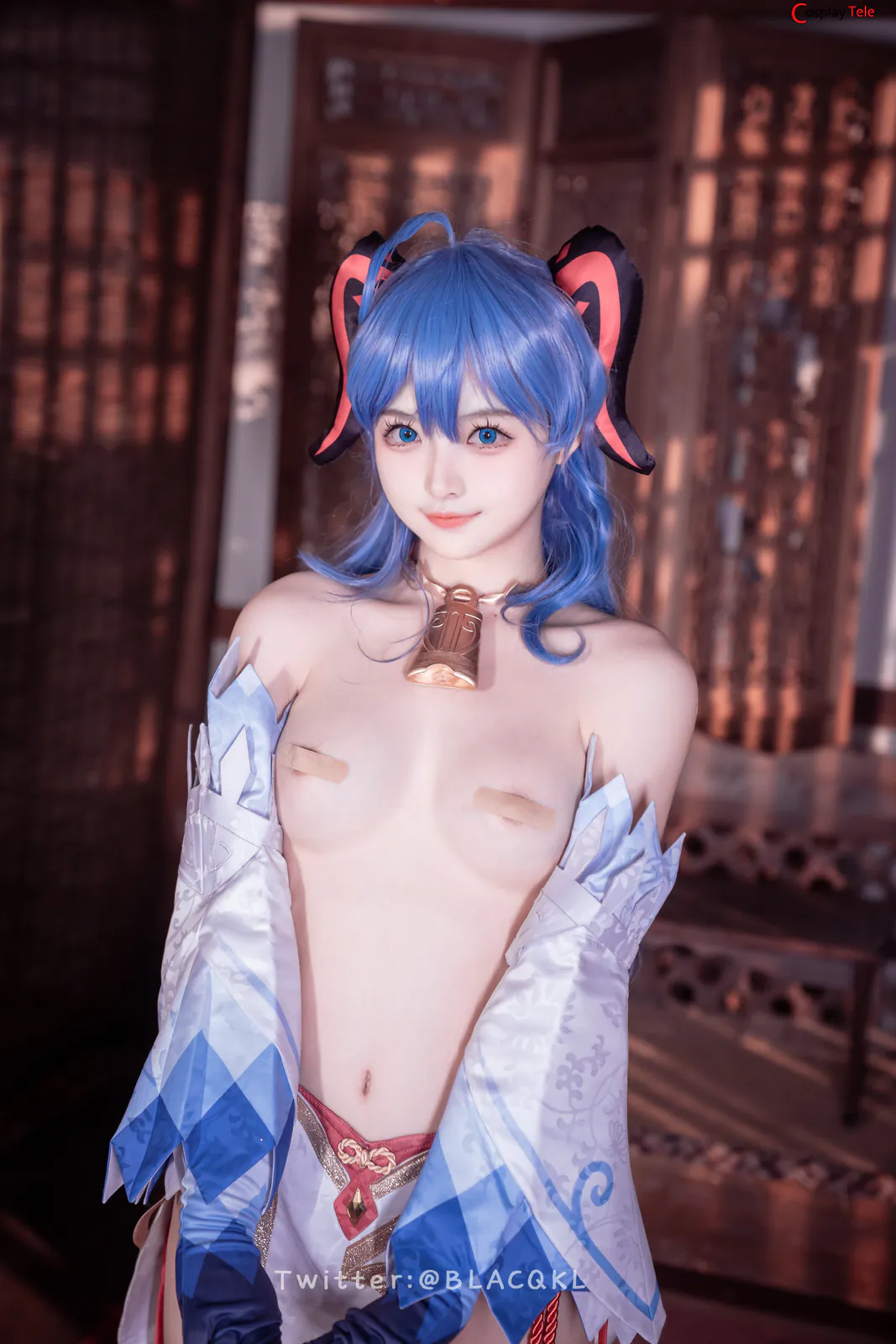 Blacqkl (白莉爱吃巧克力) cosplay Ganyu – Genshin Impact