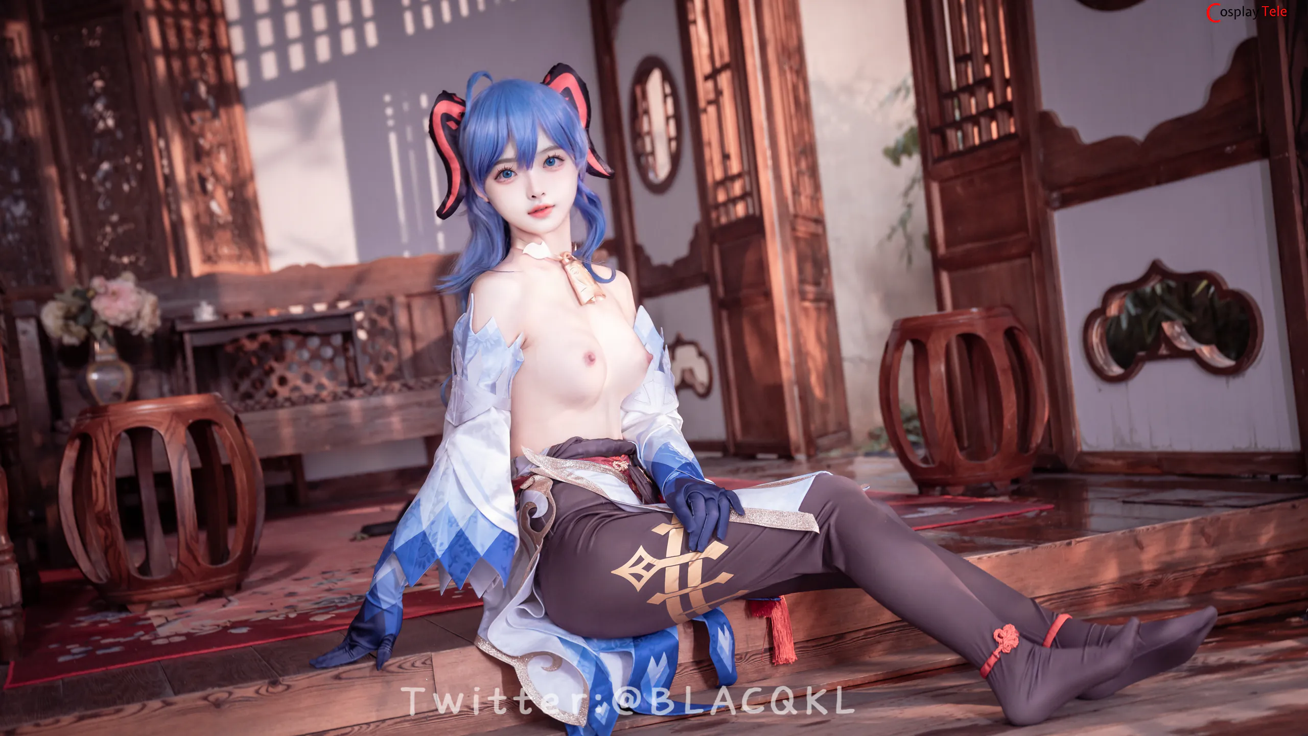 Blacqkl (白莉爱吃巧克力) cosplay Ganyu – Genshin Impact