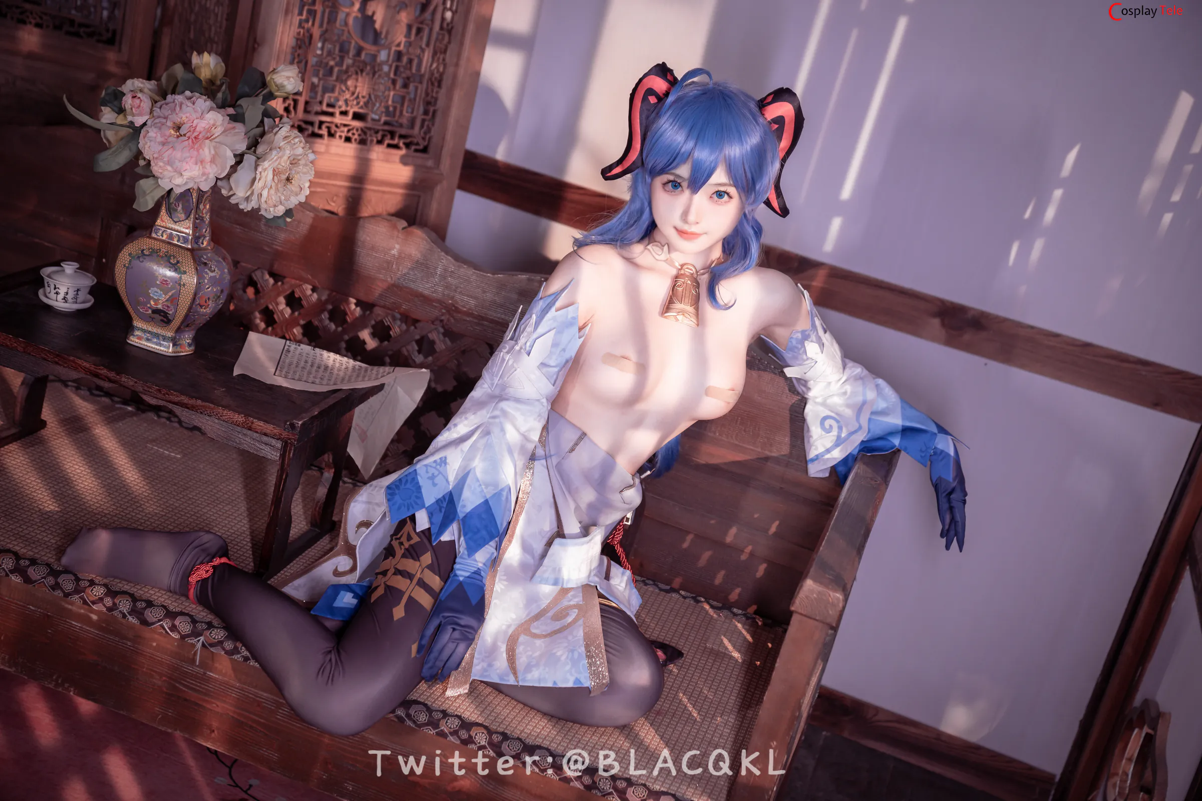 Blacqkl (白莉爱吃巧克力) cosplay Ganyu – Genshin Impact