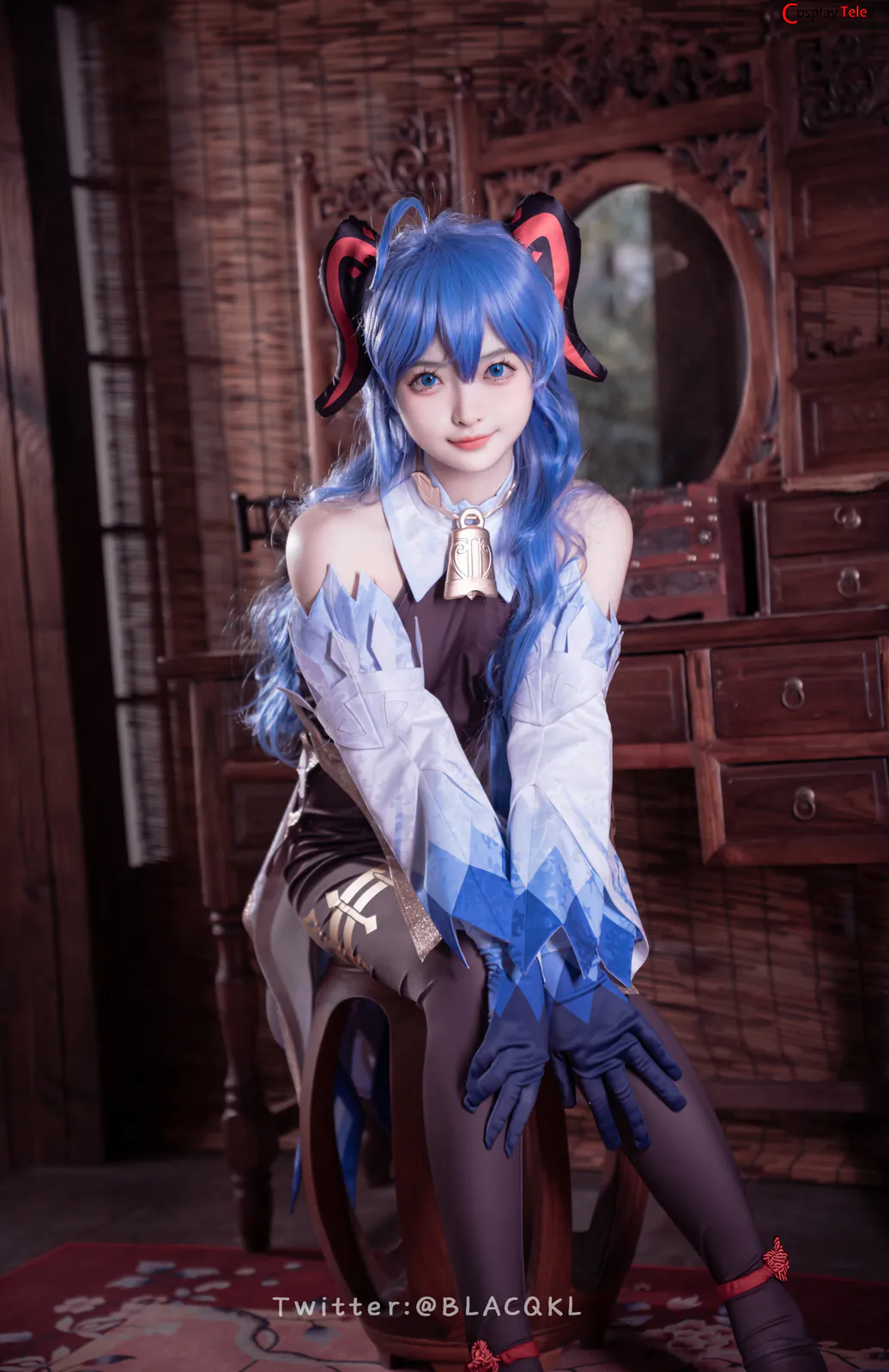 Blacqkl (白莉爱吃巧克力) cosplay Ganyu – Genshin Impact