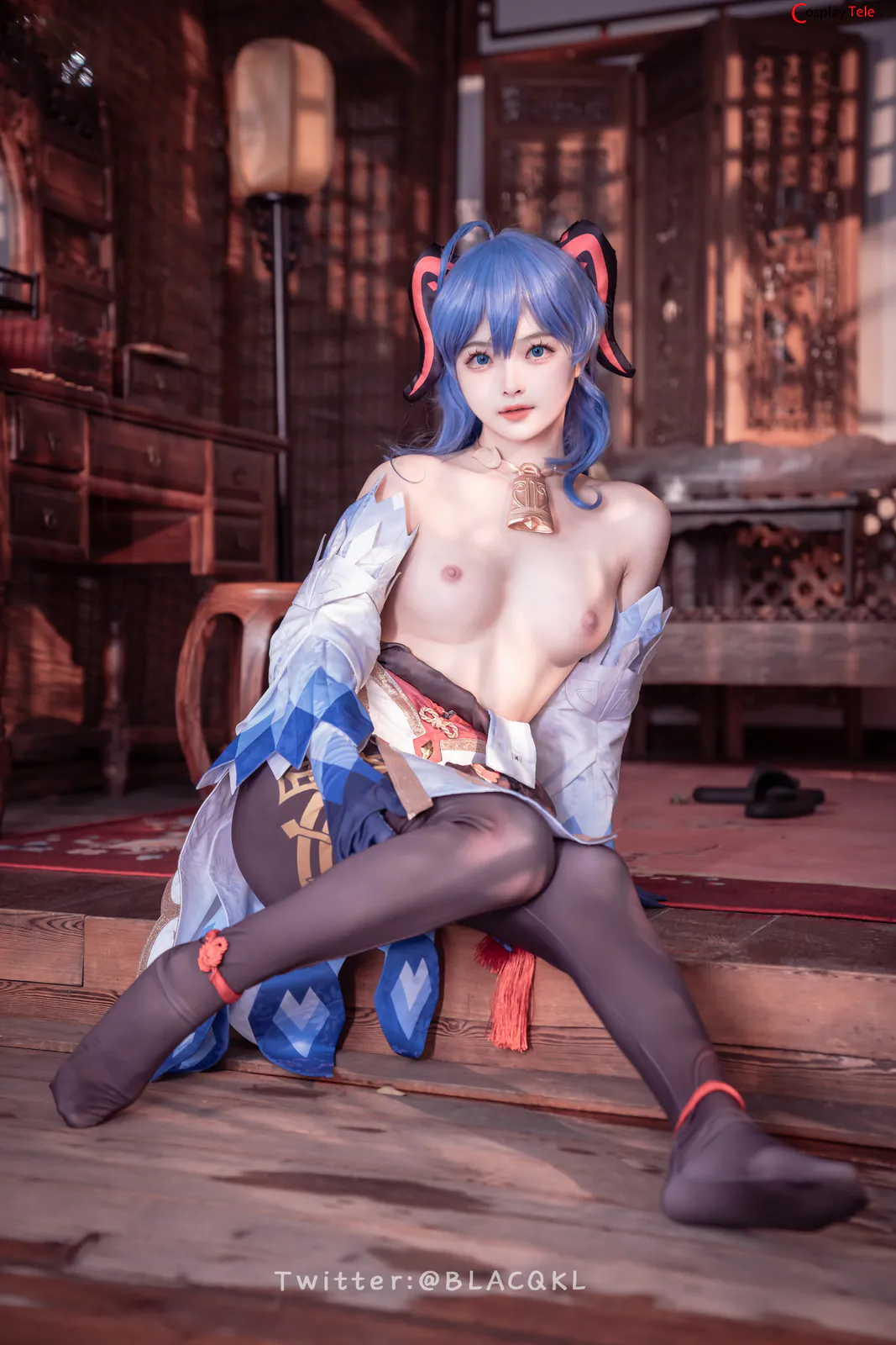Blacqkl (白莉爱吃巧克力) cosplay Ganyu – Genshin Impact